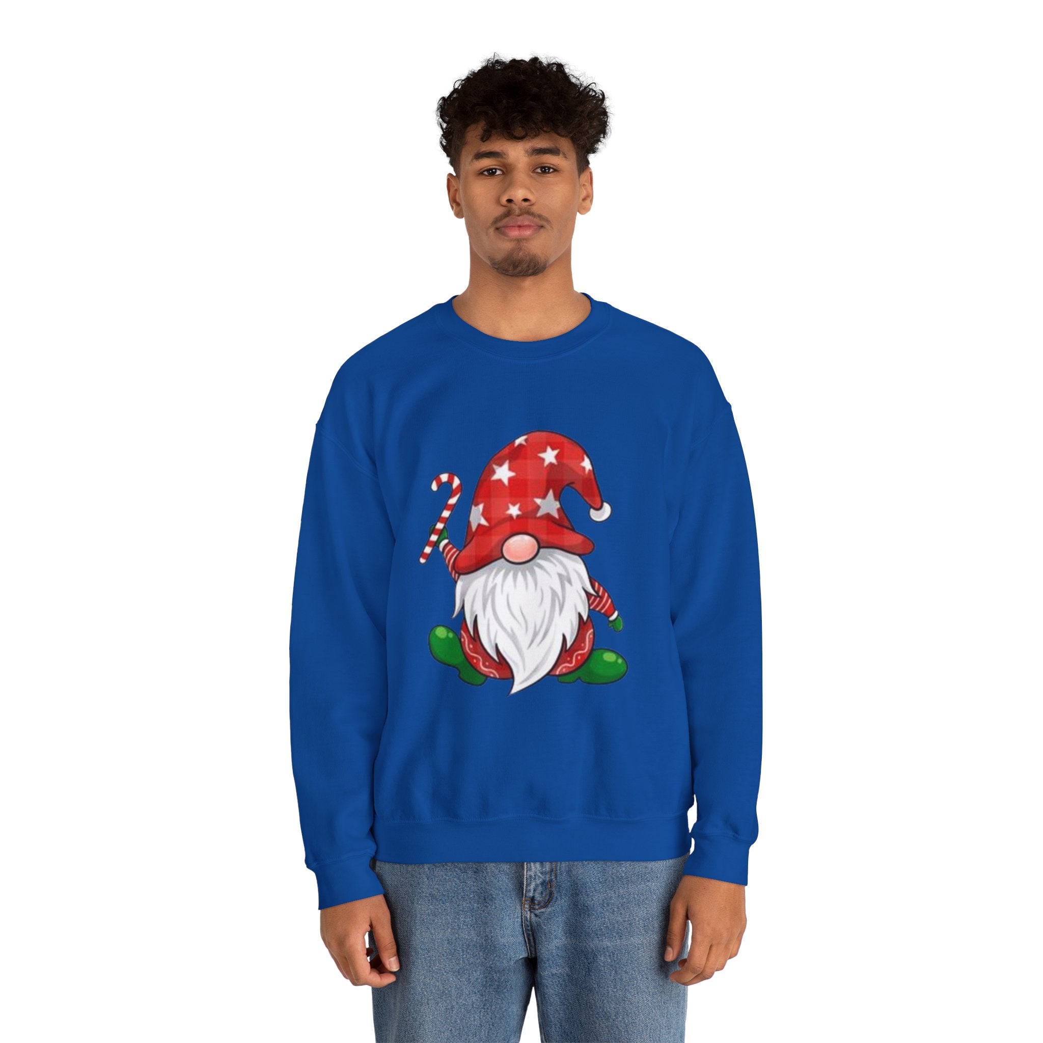 Christmas Holiday Gnome Unisex Heavy Blend™ Crewneck Sweatshirt
