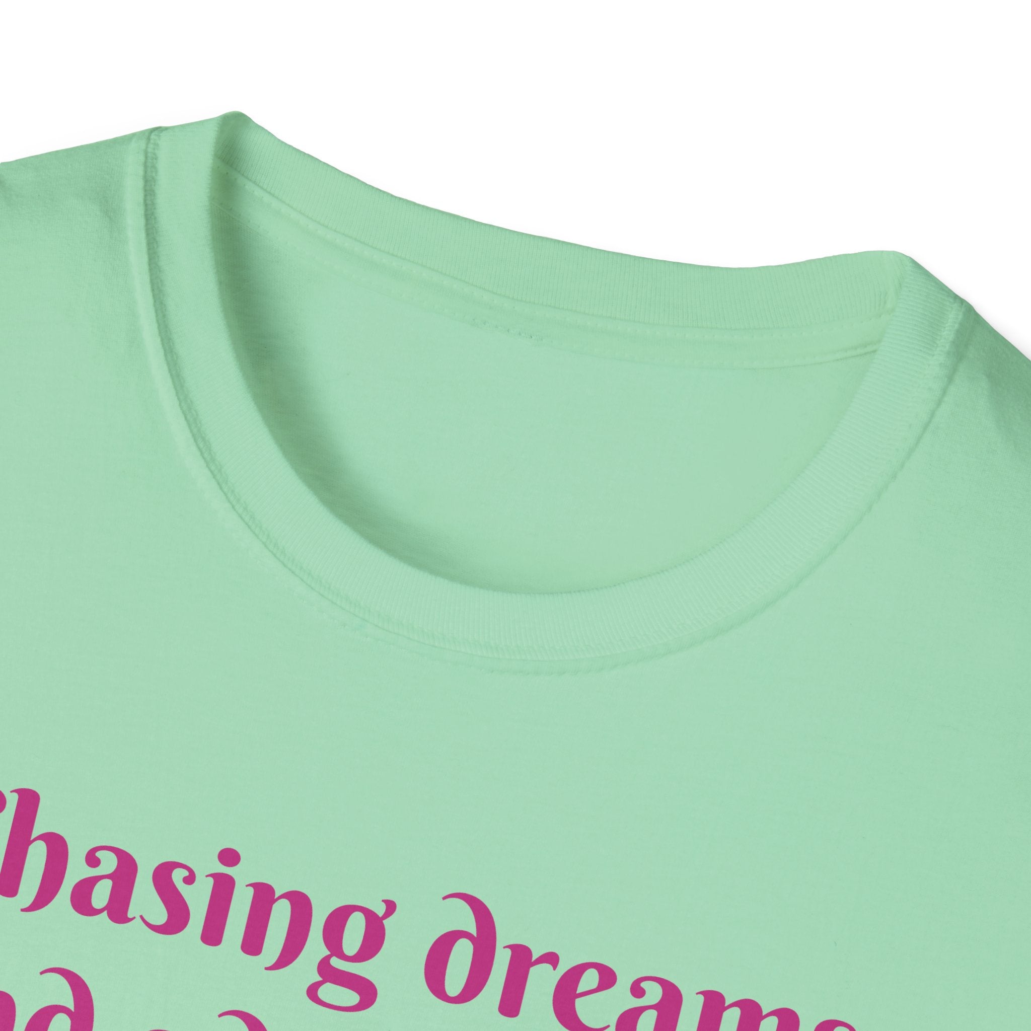 Chasing Dreams And Adventures, One Book At A Time! Unicorn Unisex Softstyle T-Shirt