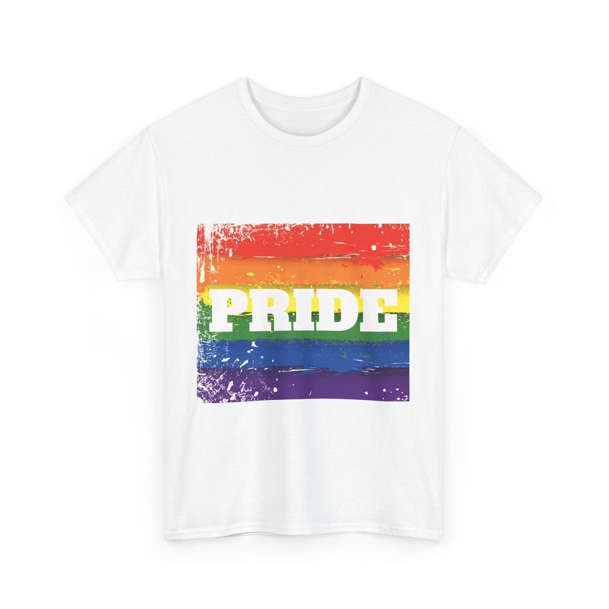 Pride Rainbow Unisex Heavy Cotton T-Shirt