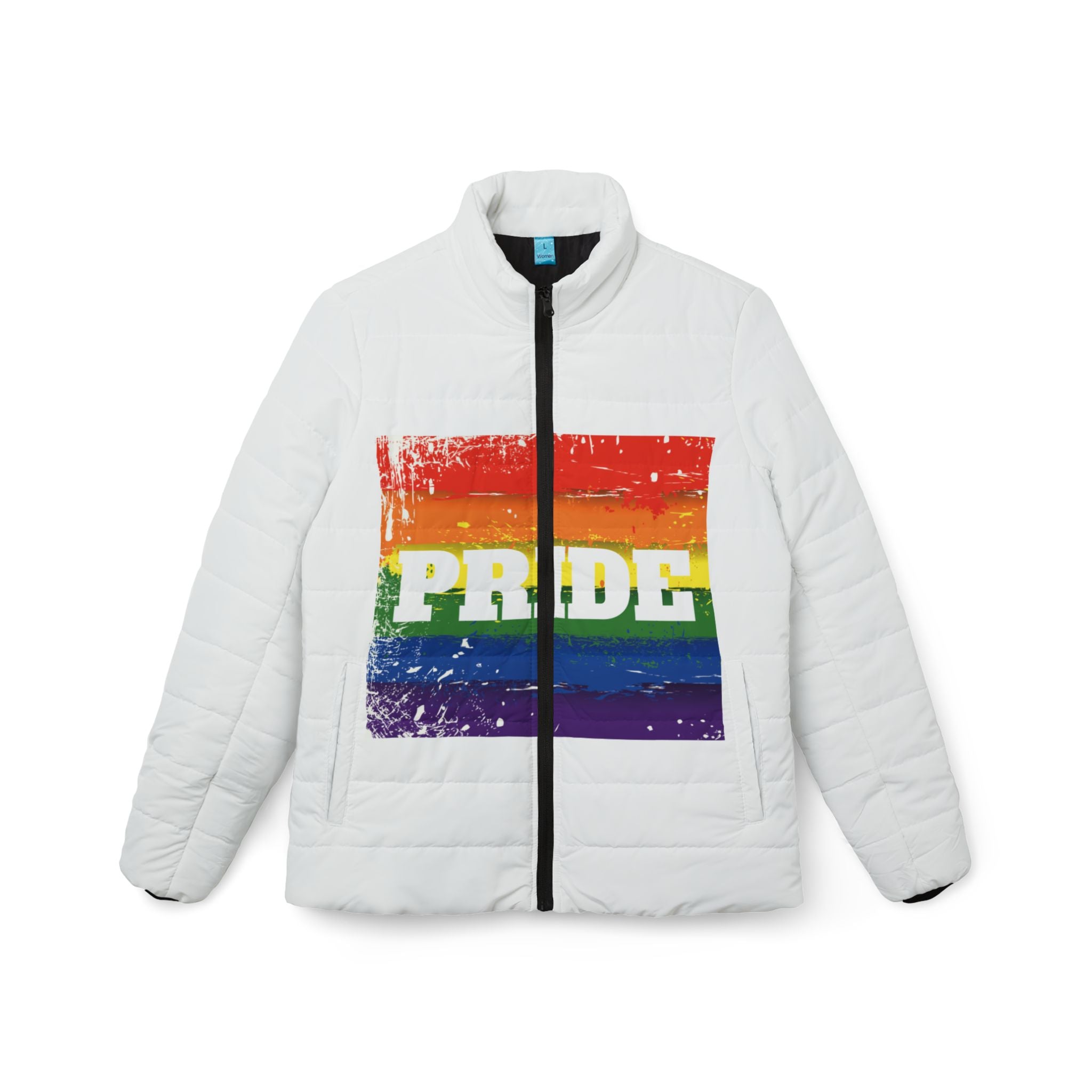 Pride Rainbow Women’s Puffer Jacket