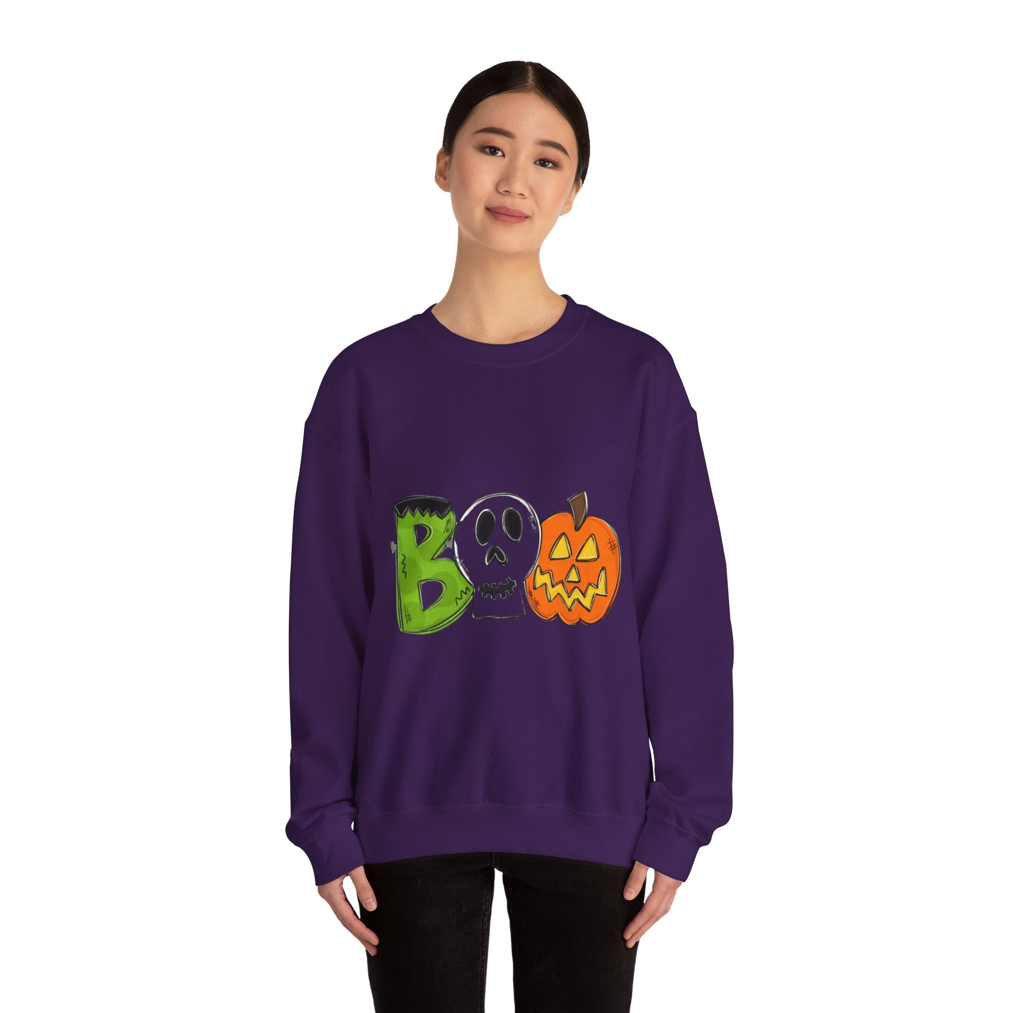 Halloween Boo Unisex Heavy Blend™ Crewneck Sweatshirt