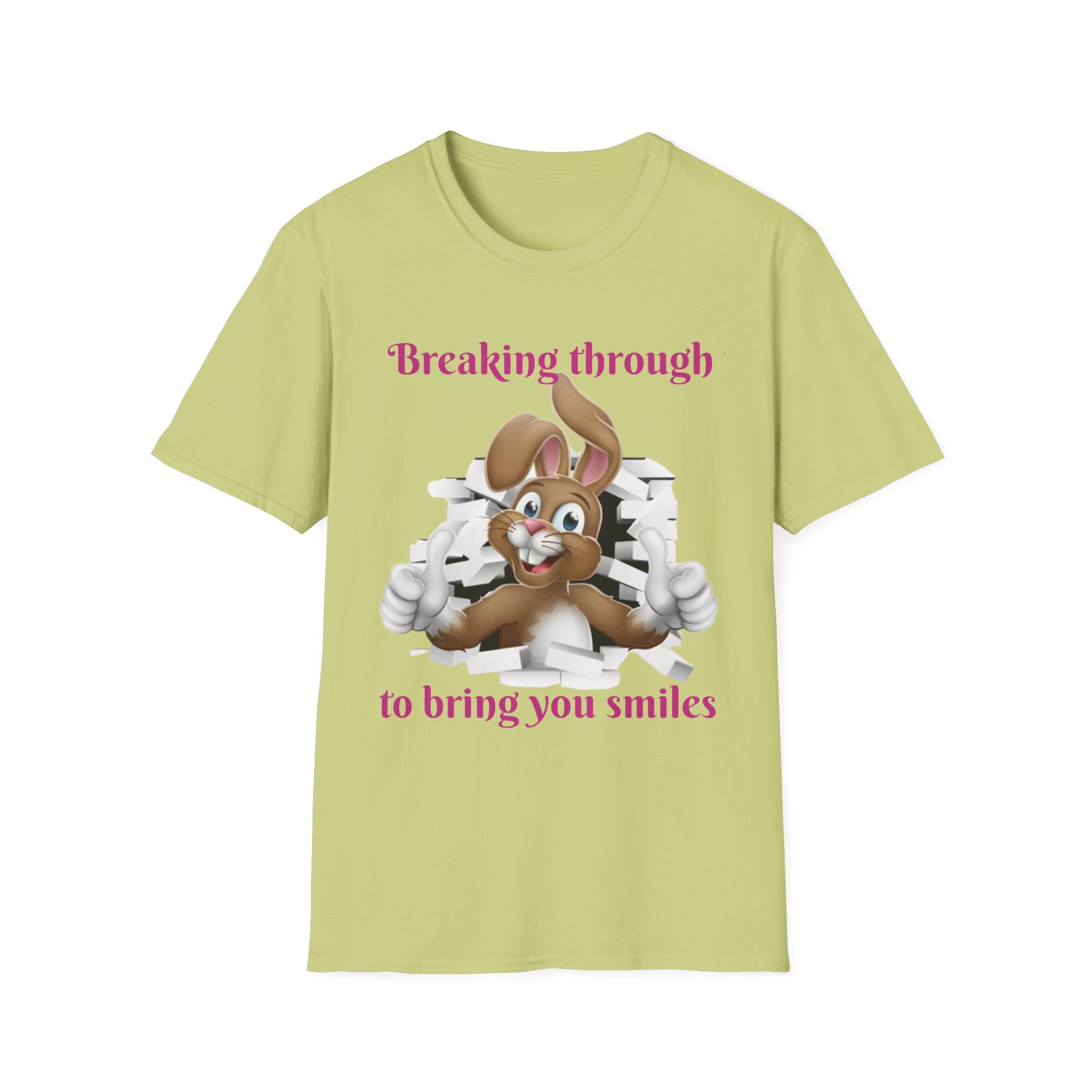 Breaking Through To Bring You Smiles Unisex Softstyle T-Shirt
