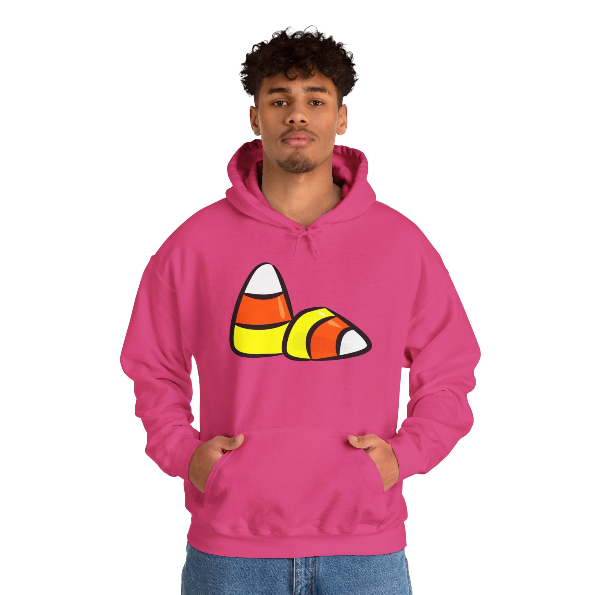 Halloween Candy Corn Unisex Heavy Blend™ Hooded Sweatshirt