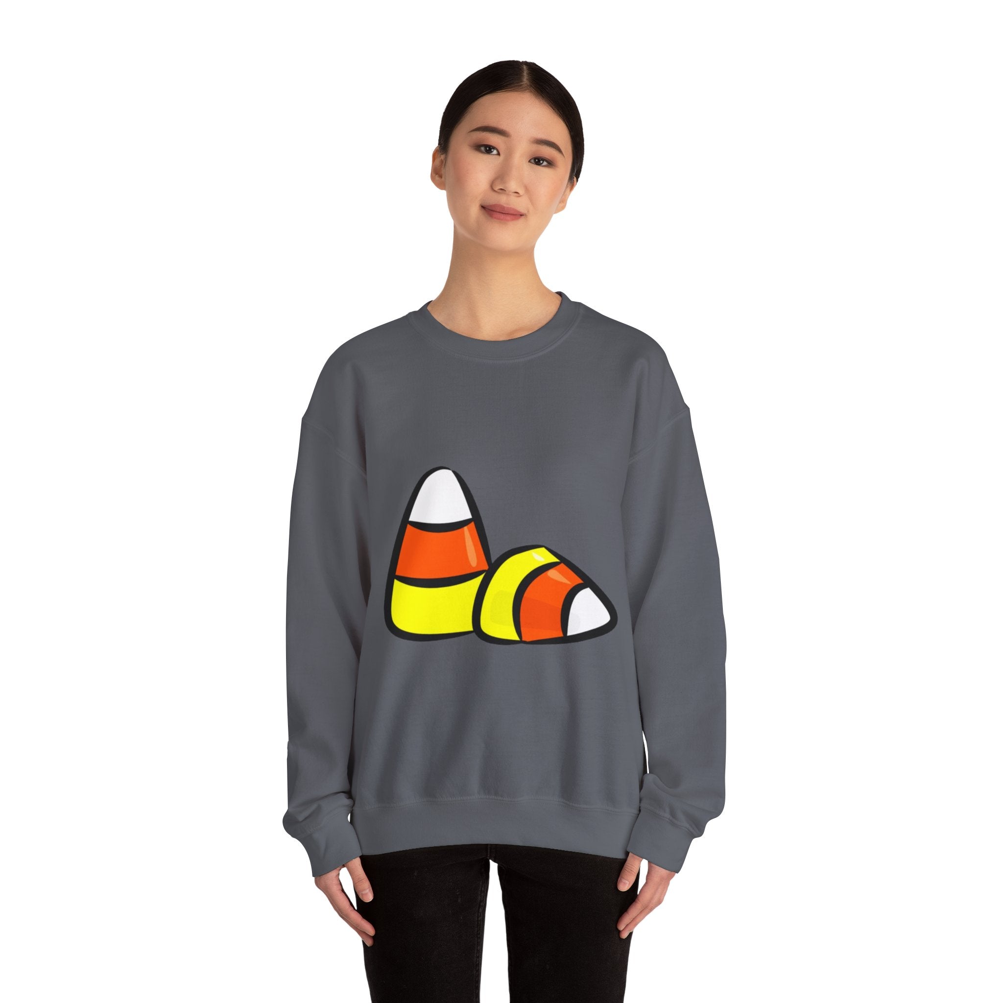 Halloween Candy Corn Unisex Heavy Blend™ Crewneck Sweatshirt