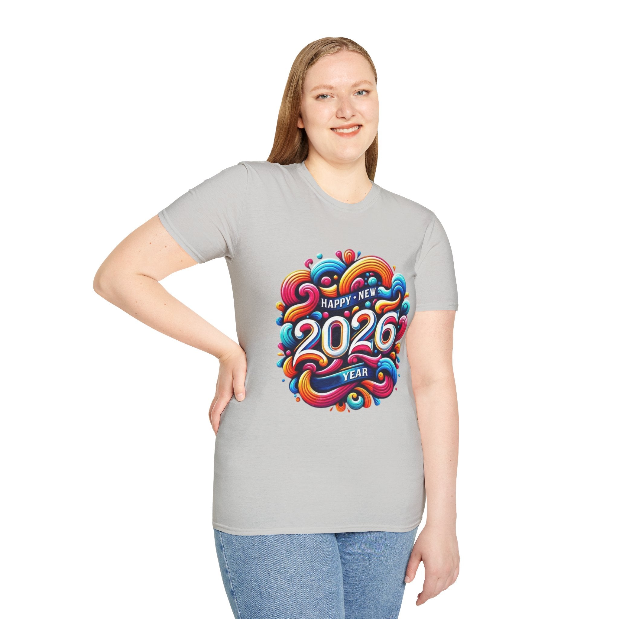 2026 Happy New Year Unisex Softstyle T-Shirt