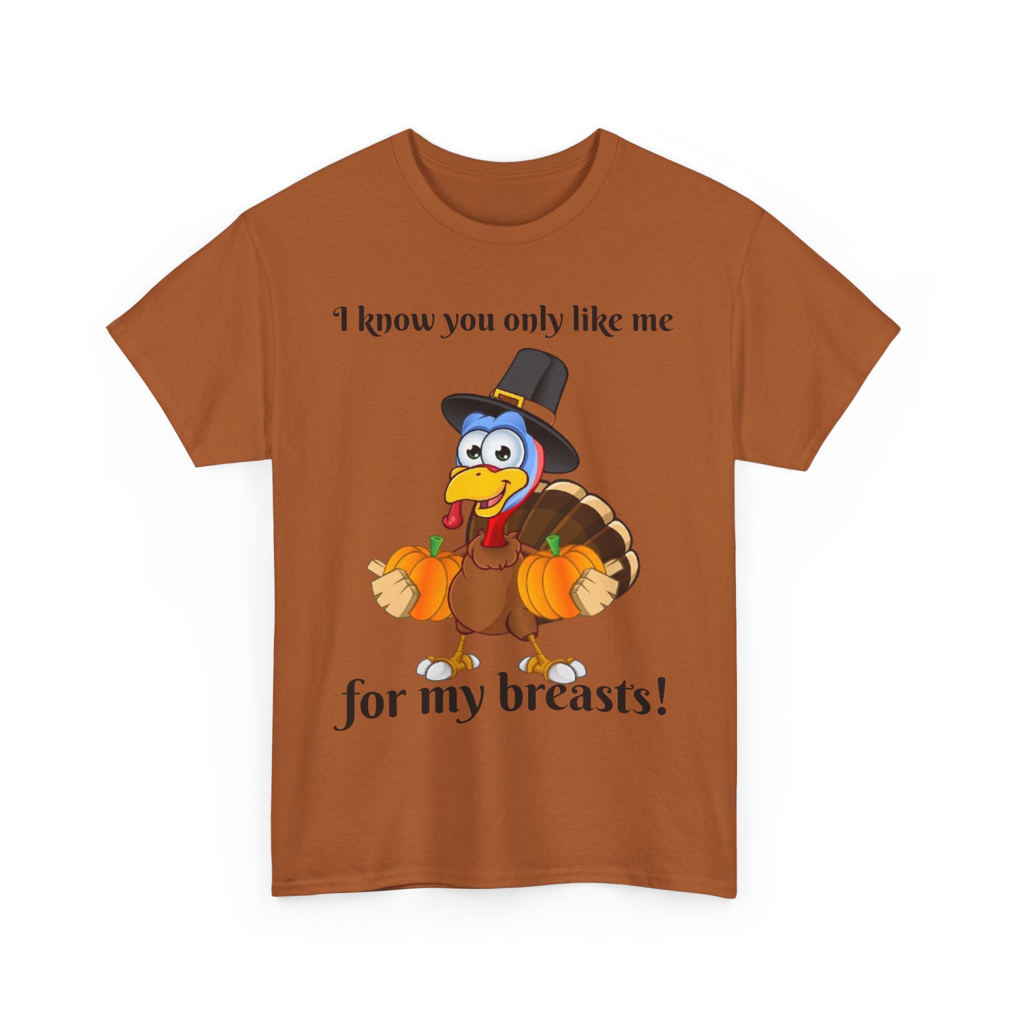 I Know You Only Like Me For My Breasts! Unisex Heavy Cotton T-Shirt