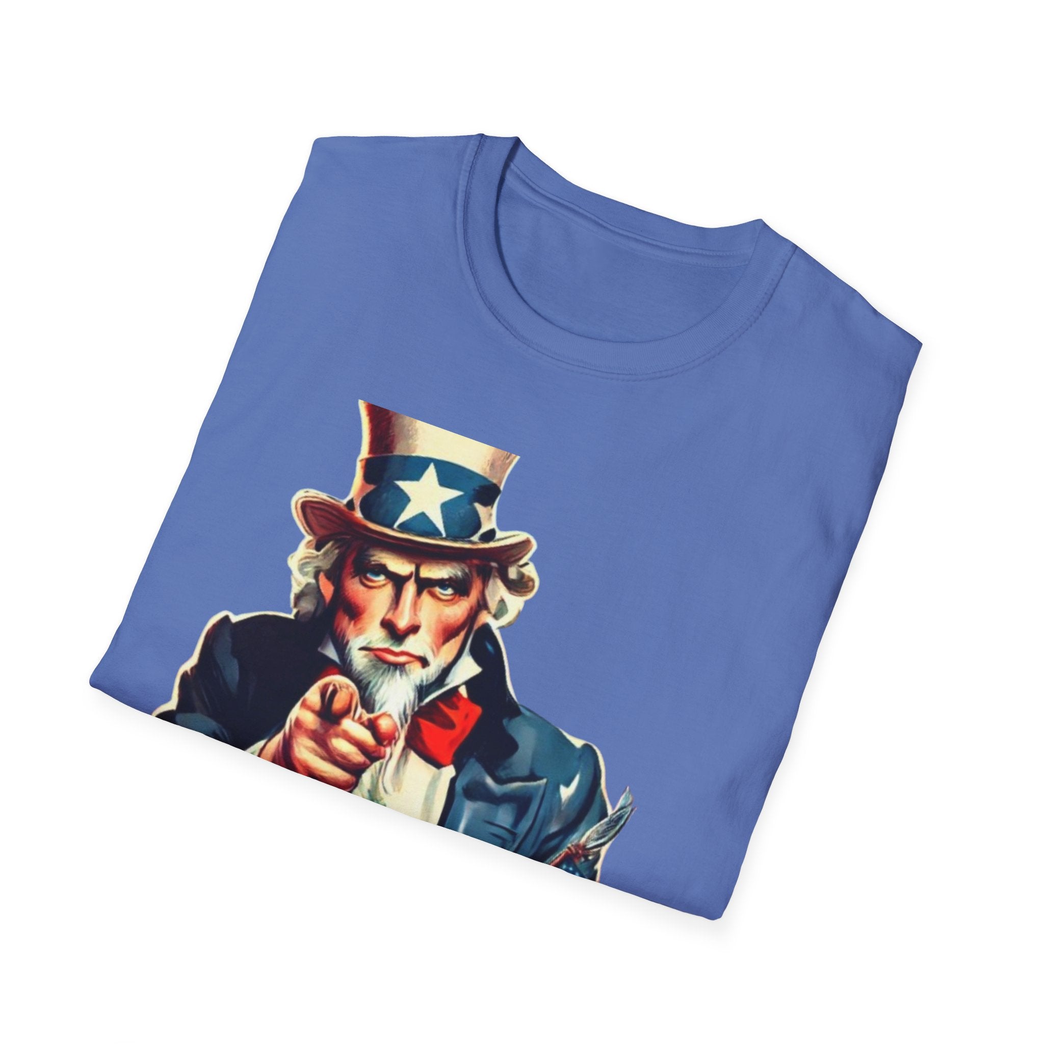 Patriotic Uncle Sam Unisex Softstyle T-Shirt
