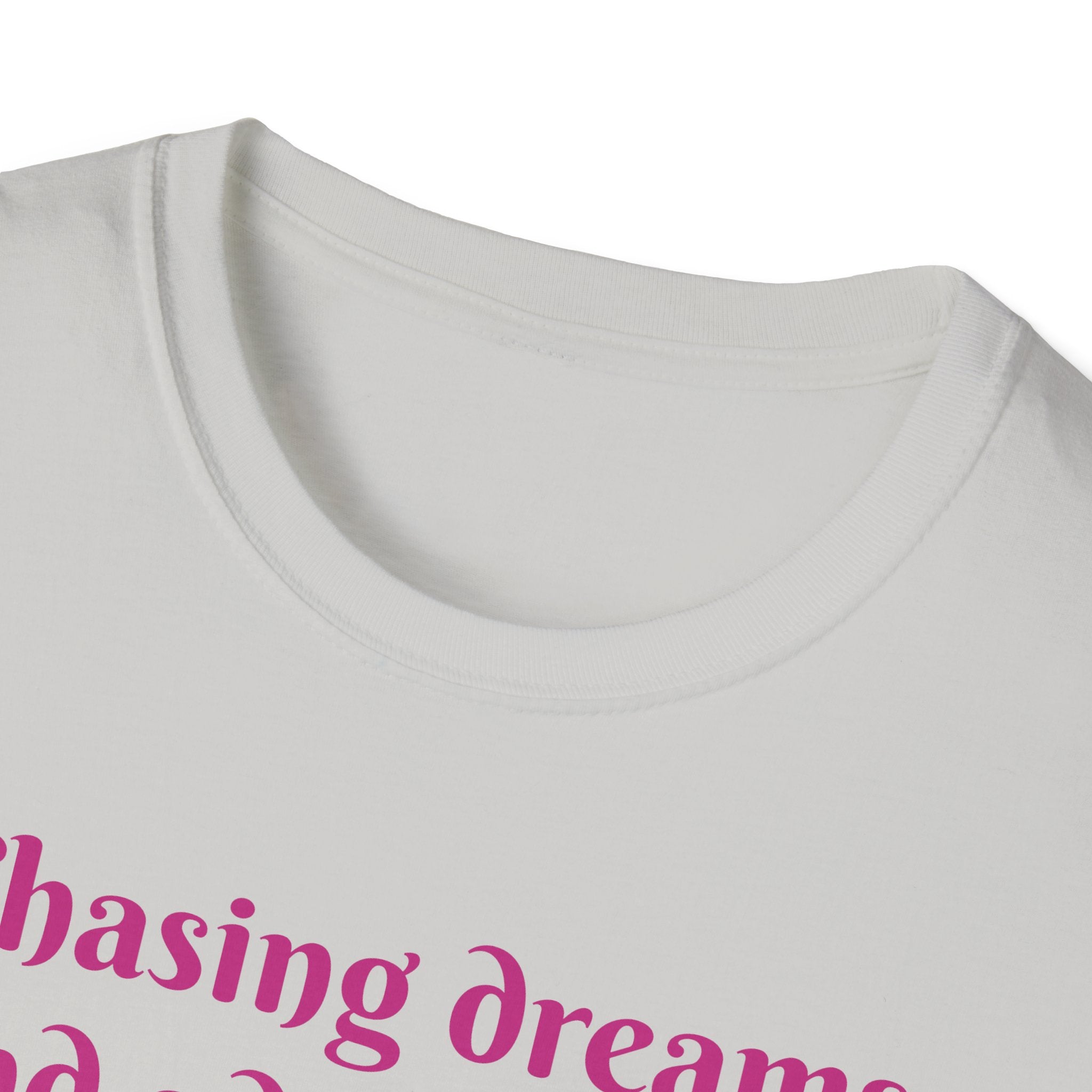 Chasing Dreams And Adventures, One Book At A Time! Unicorn Unisex Softstyle T-Shirt