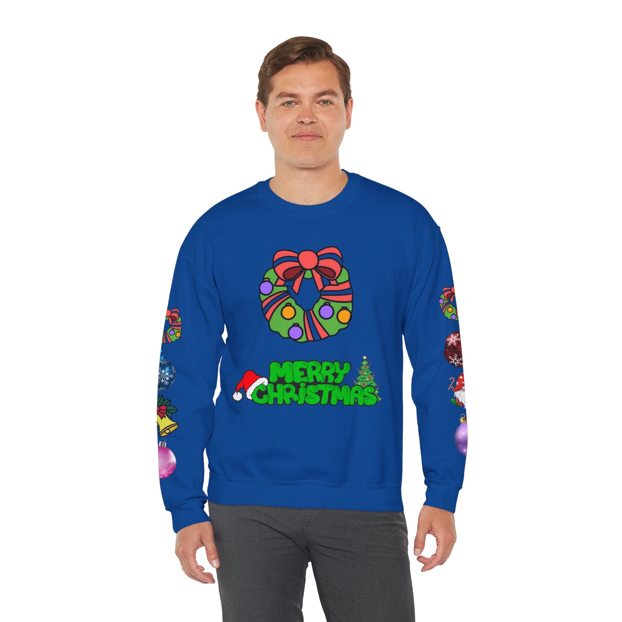 Festive Not-So-Ugly Christmas Unisex Heavy Blend™ Crewneck Sweatshirt