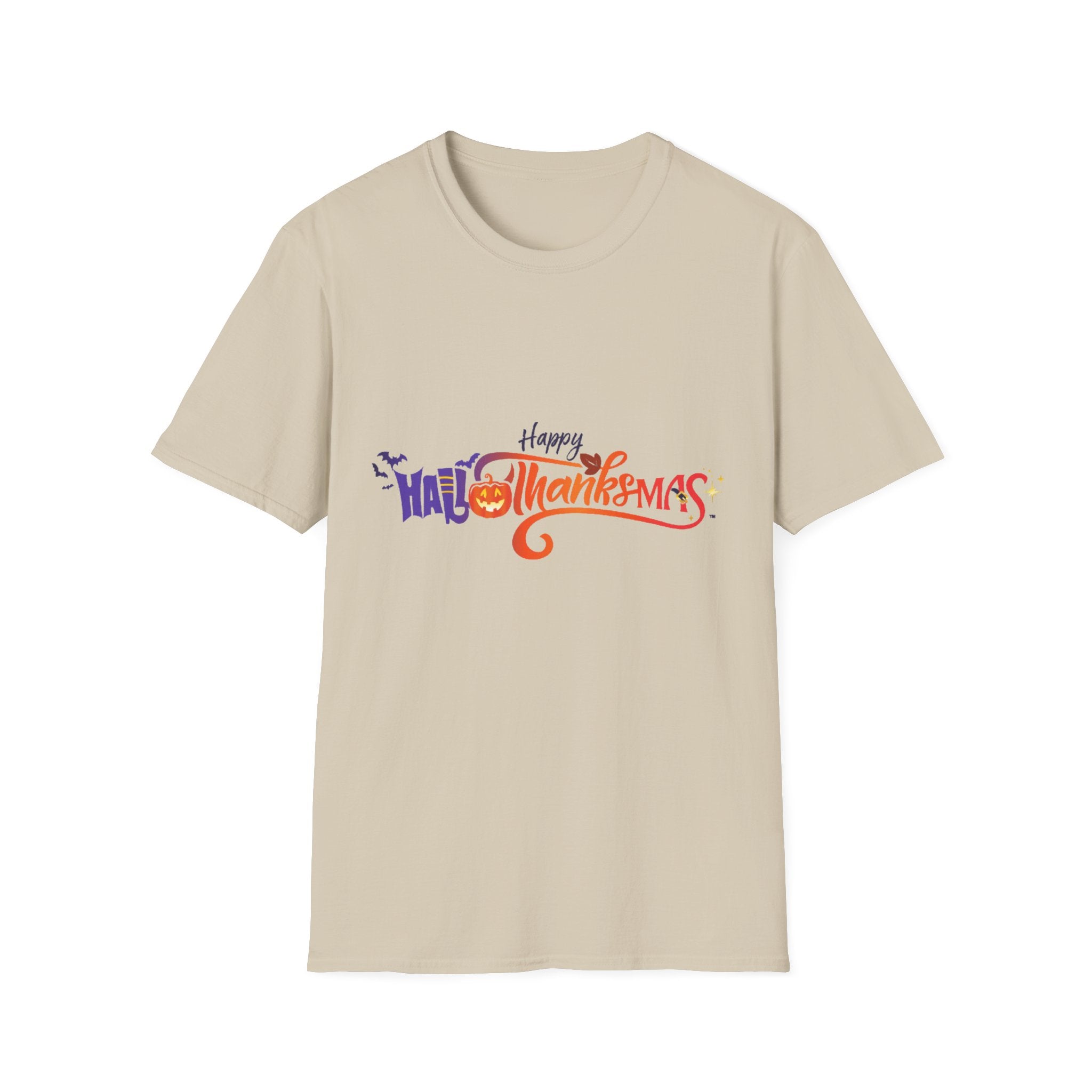 Happy Hallothanksmas Unisex Softstyle T-Shirt