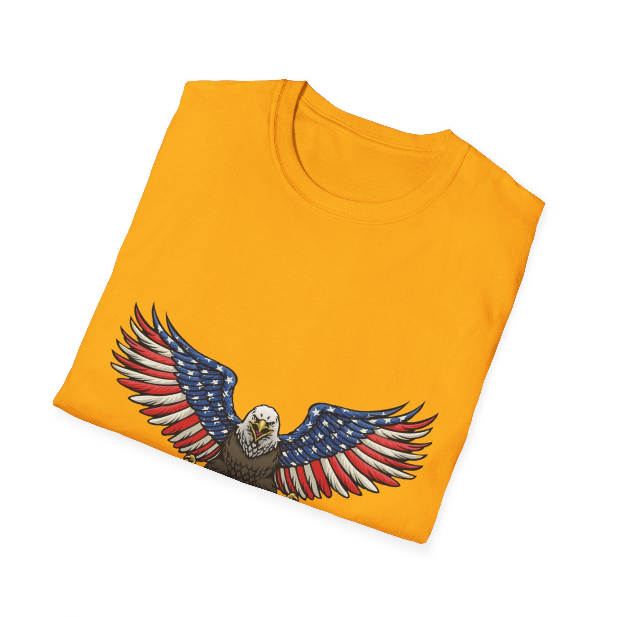 Patriotic Eagle Unisex Softstyle T-Shirt