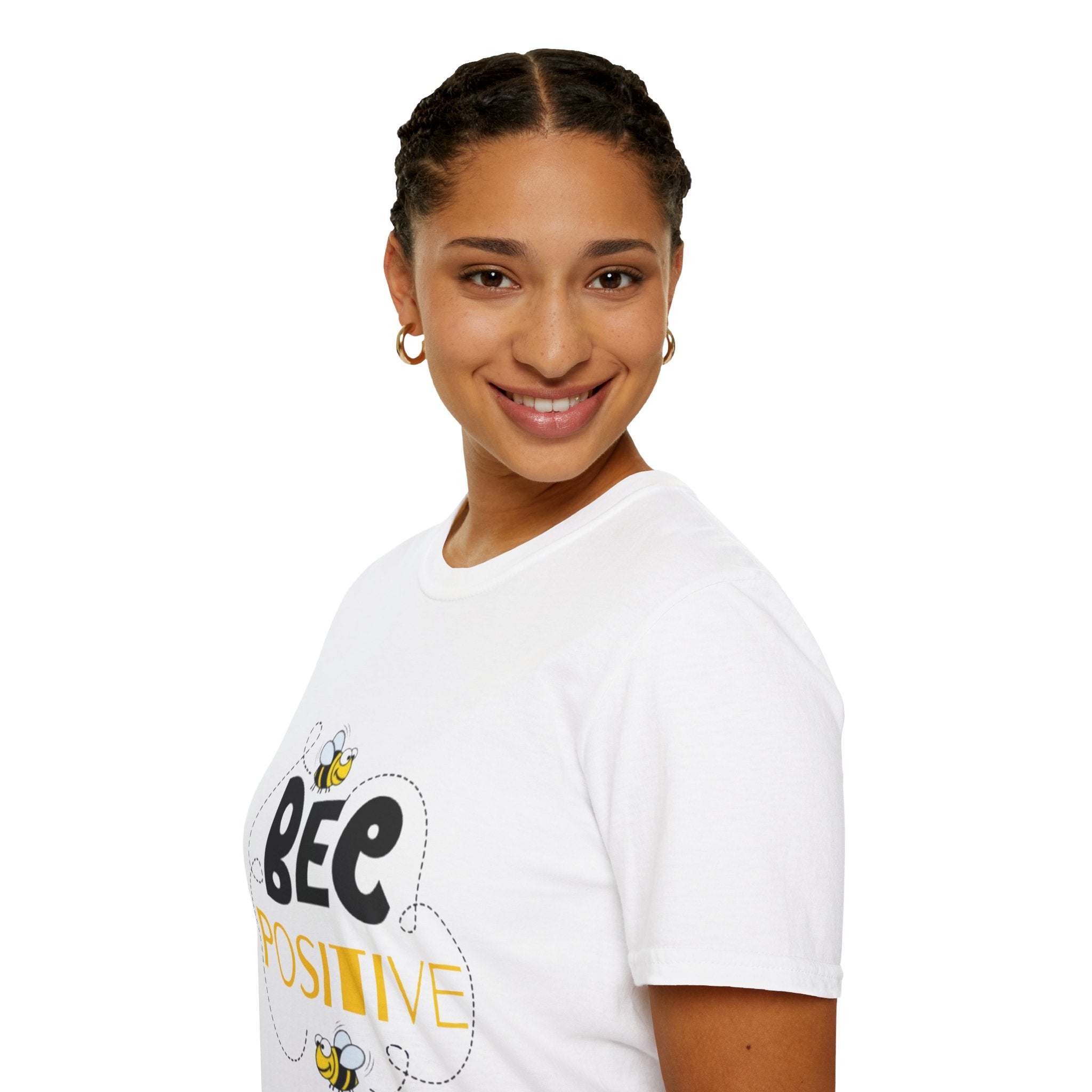 Bee Positive Unisex Softstyle T-Shirt