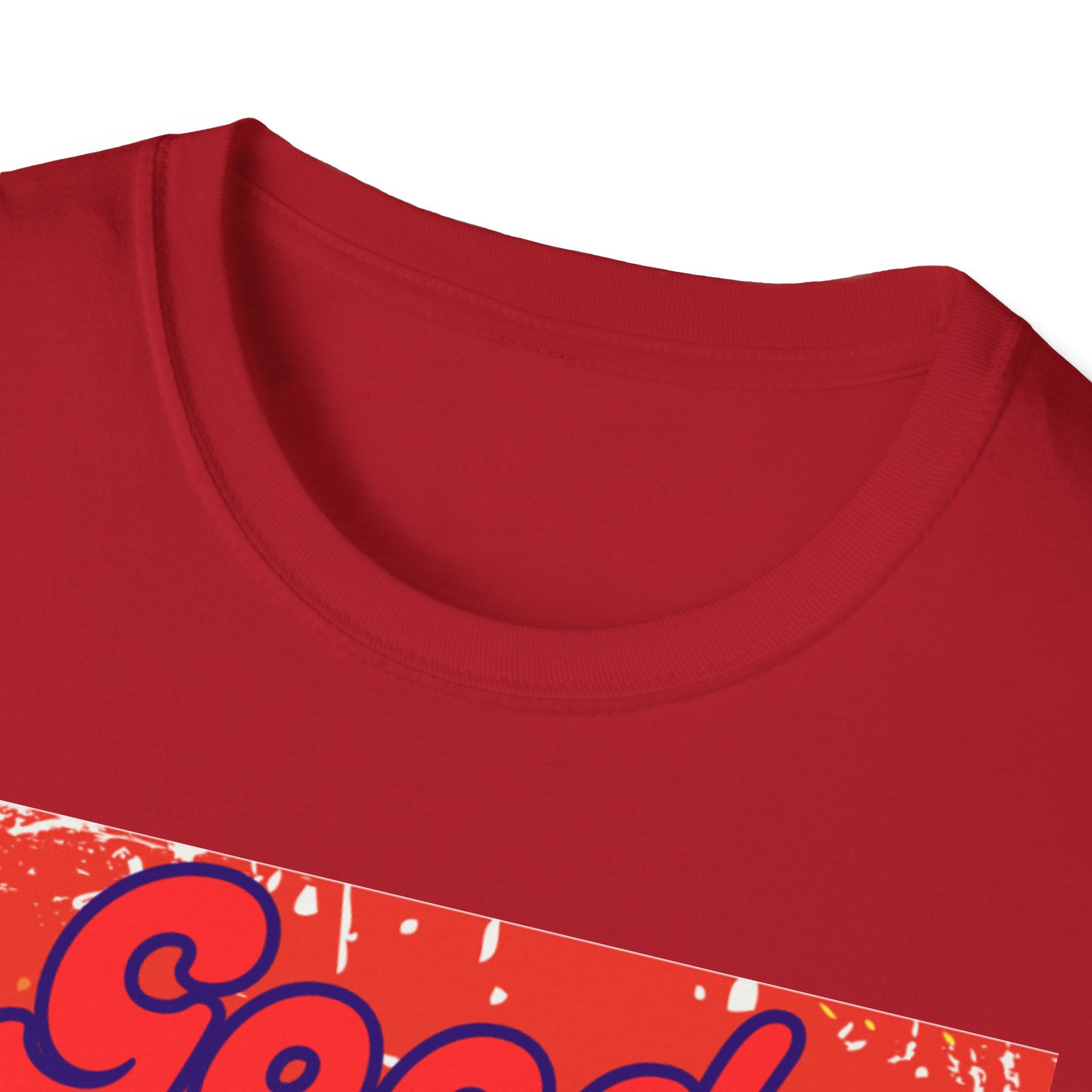 Good Vibes Only Red Unisex Softstyle T-Shirt