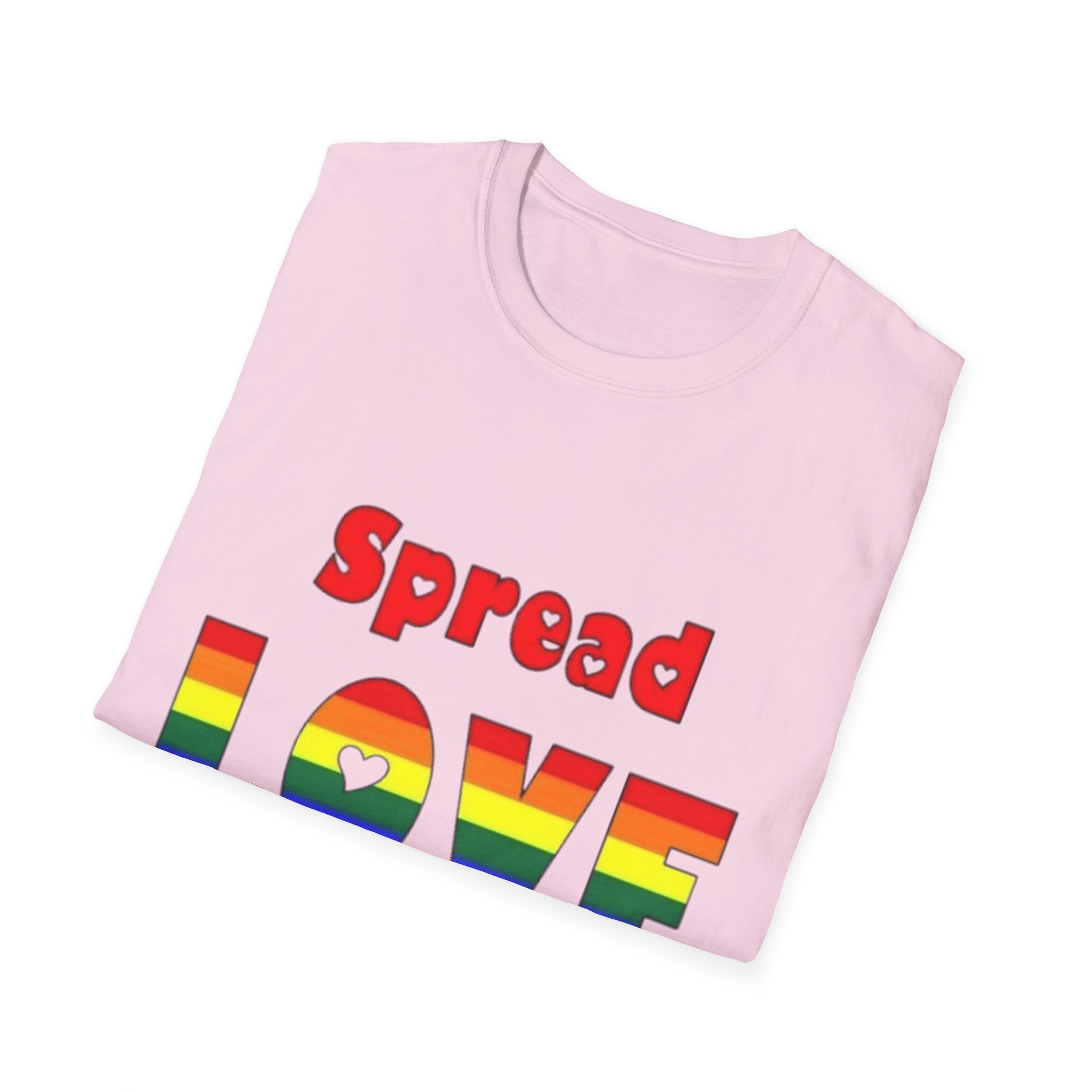 Spread Love Not Hate Unisex Softstyle T-Shirt