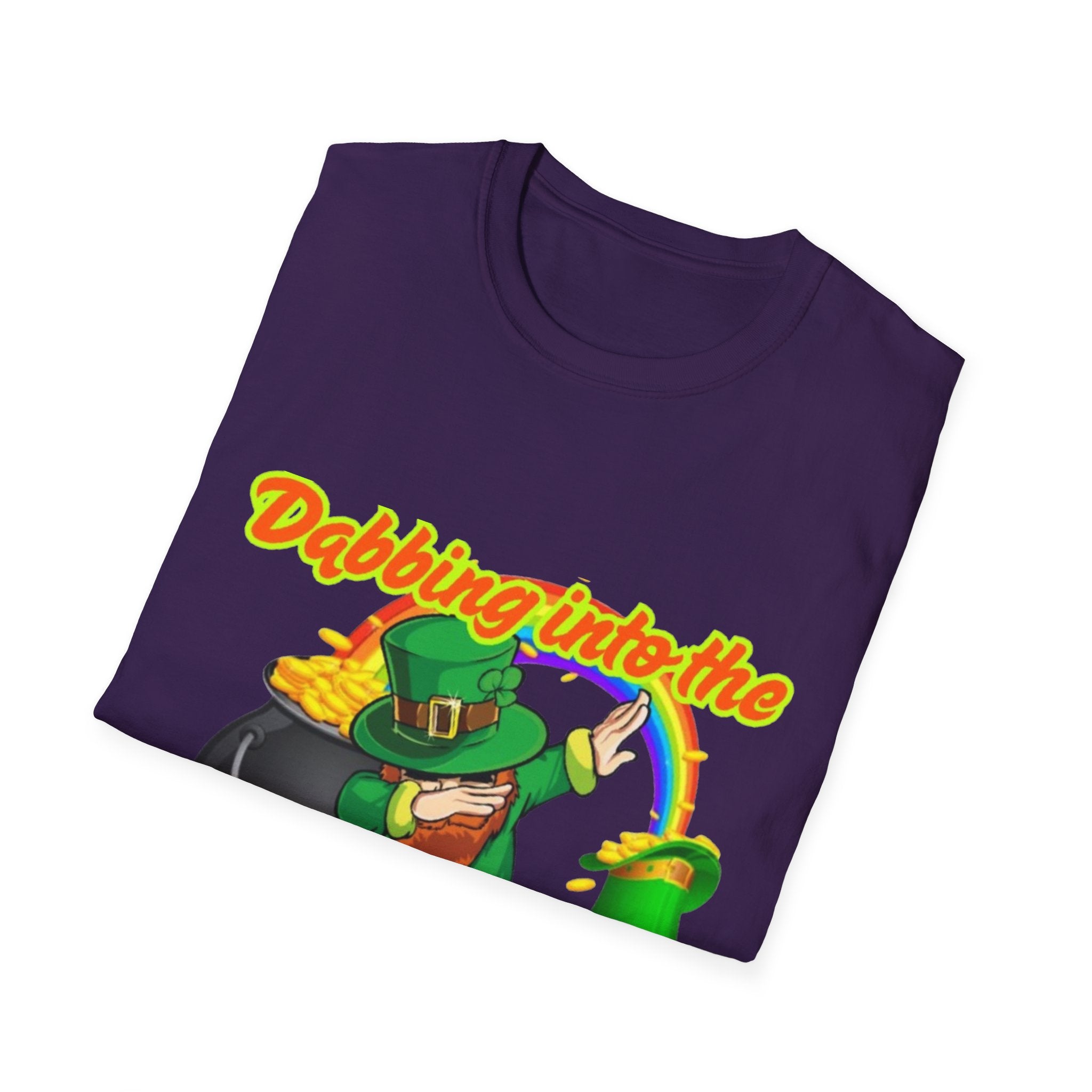 Dabbing Into The Luck Of The Irish! Unisex Unisex T-Shirt