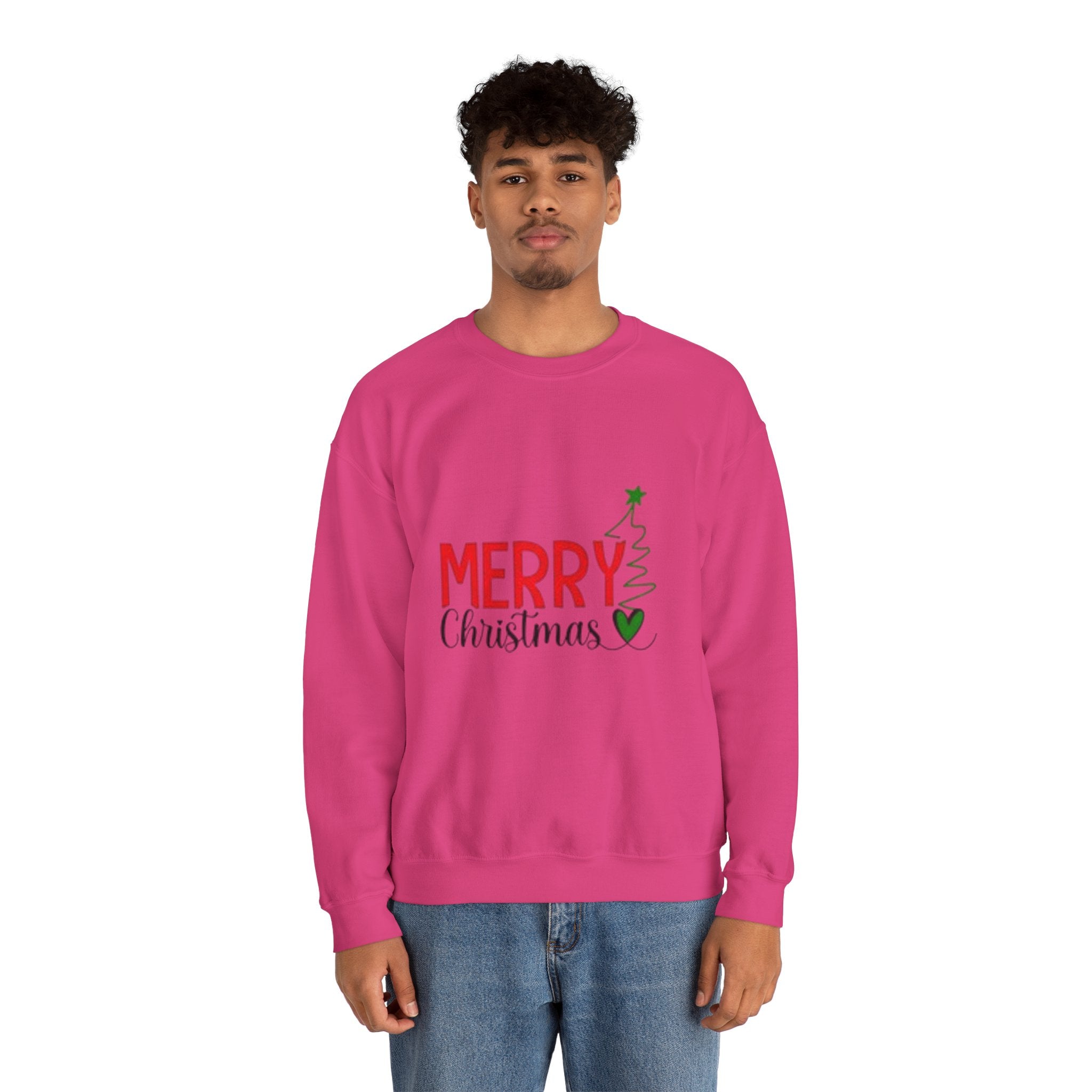 Merry Christmas Unisex Heavy Blend™ Crewneck Sweatshirt