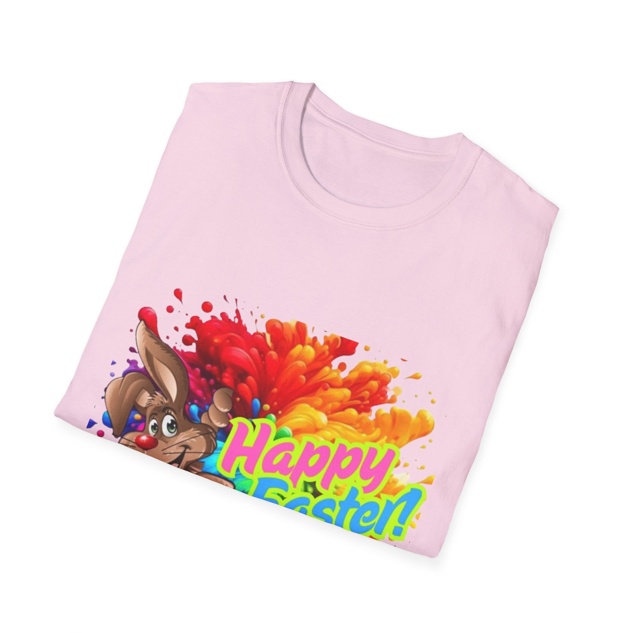 Happy Easter Bunny Unisex Softstyle T-Shirt