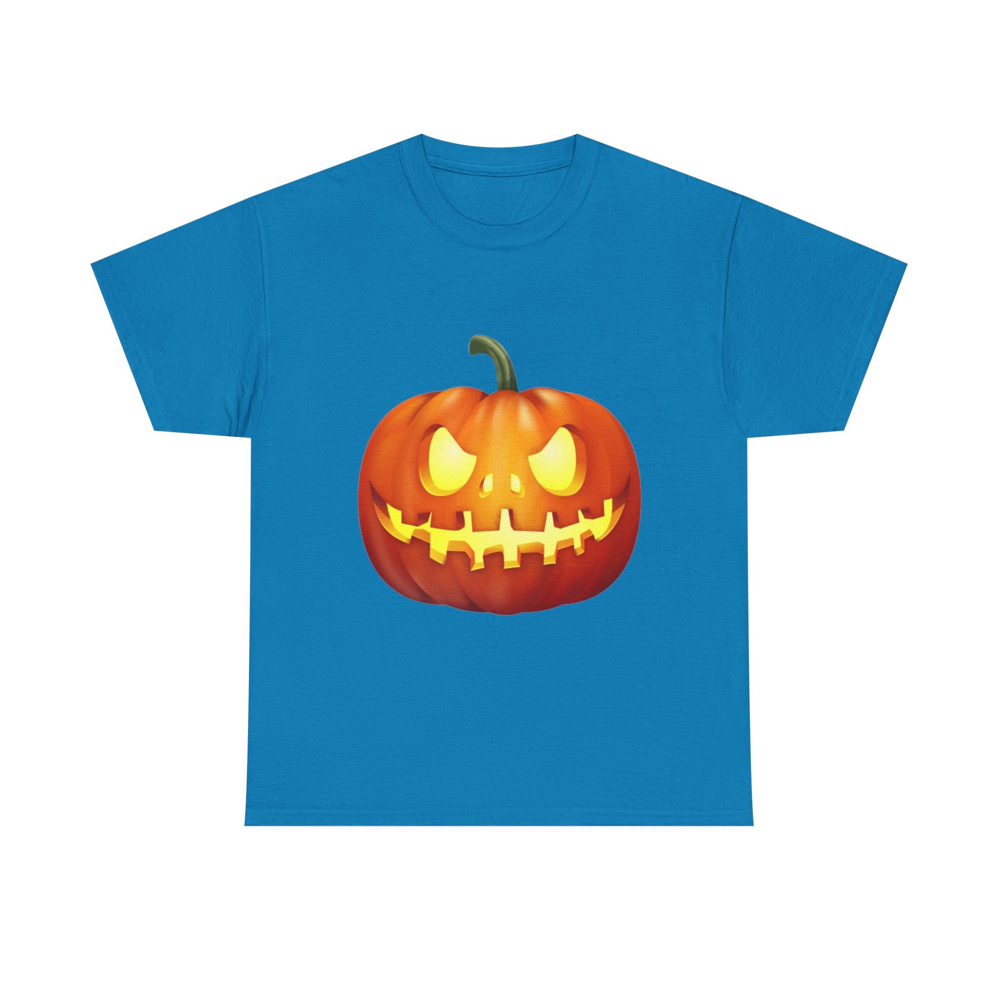 Halloween Pumpkin Unisex Heavy Cotton T-Shirt