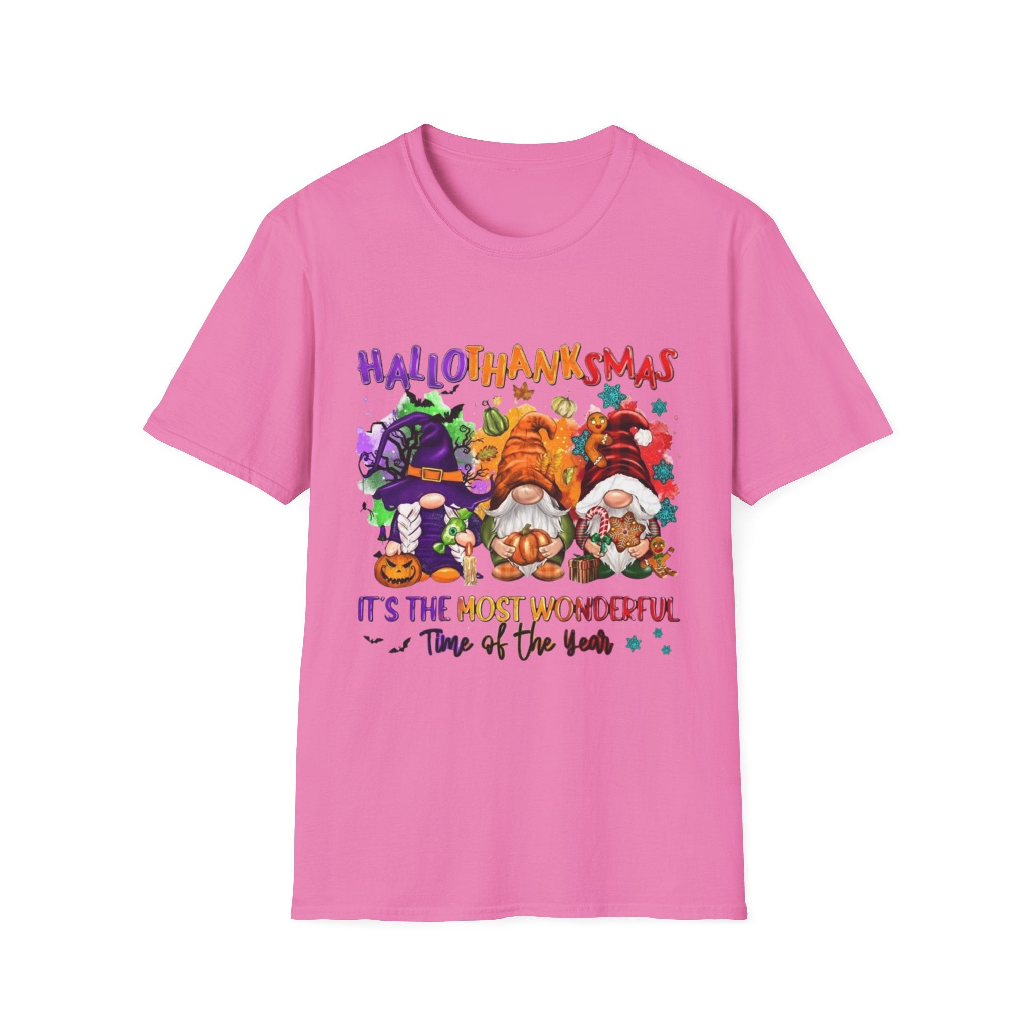 Happy Hallothanksmas Unisex Softstyle T-Shirt