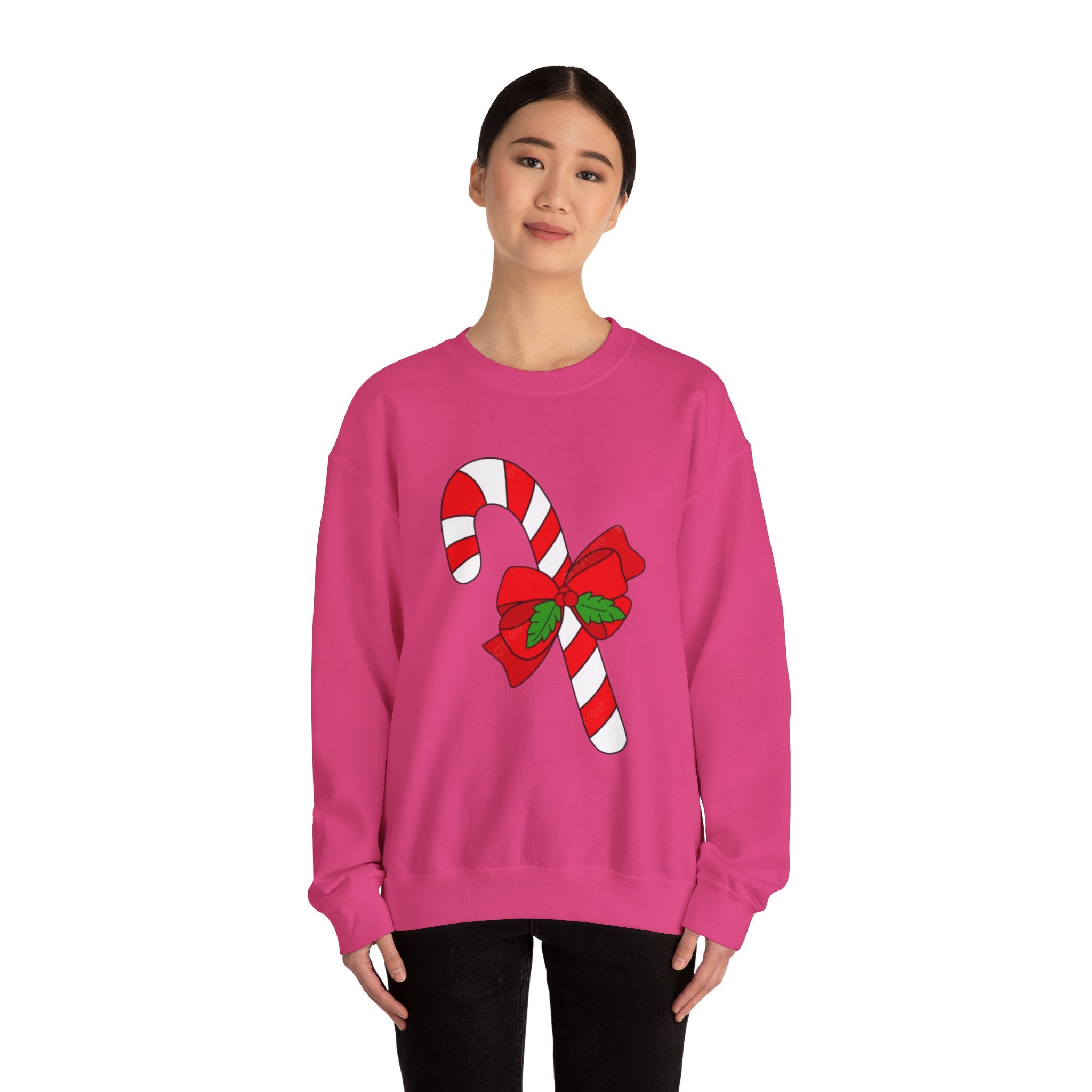 Candy Cane Holiday Unisex Heavy Blend™ Crewneck Sweatshirt