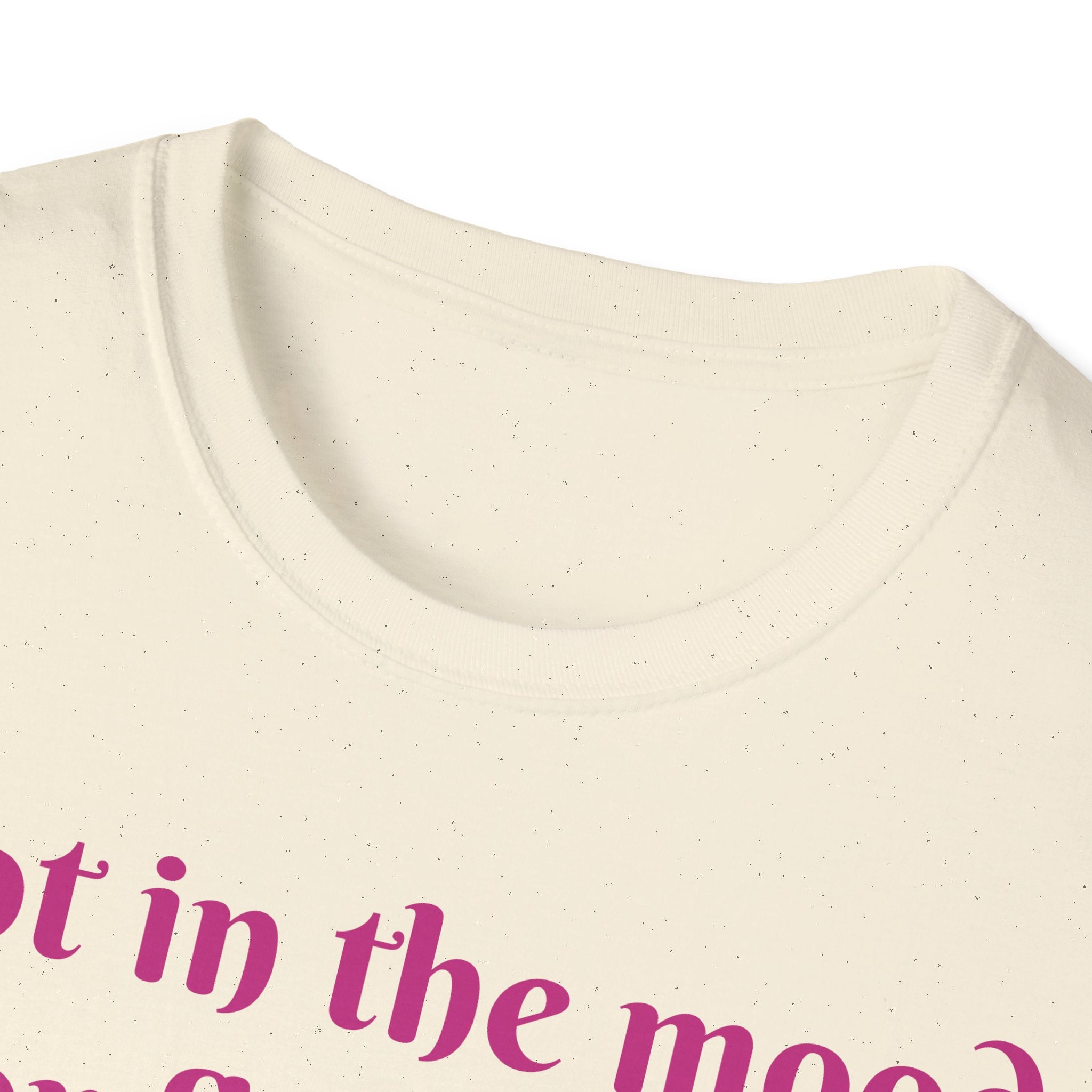 Not In The Mood For Fluffiness Let's Hop To It Bunny Unisex Softstyle T-Shirt