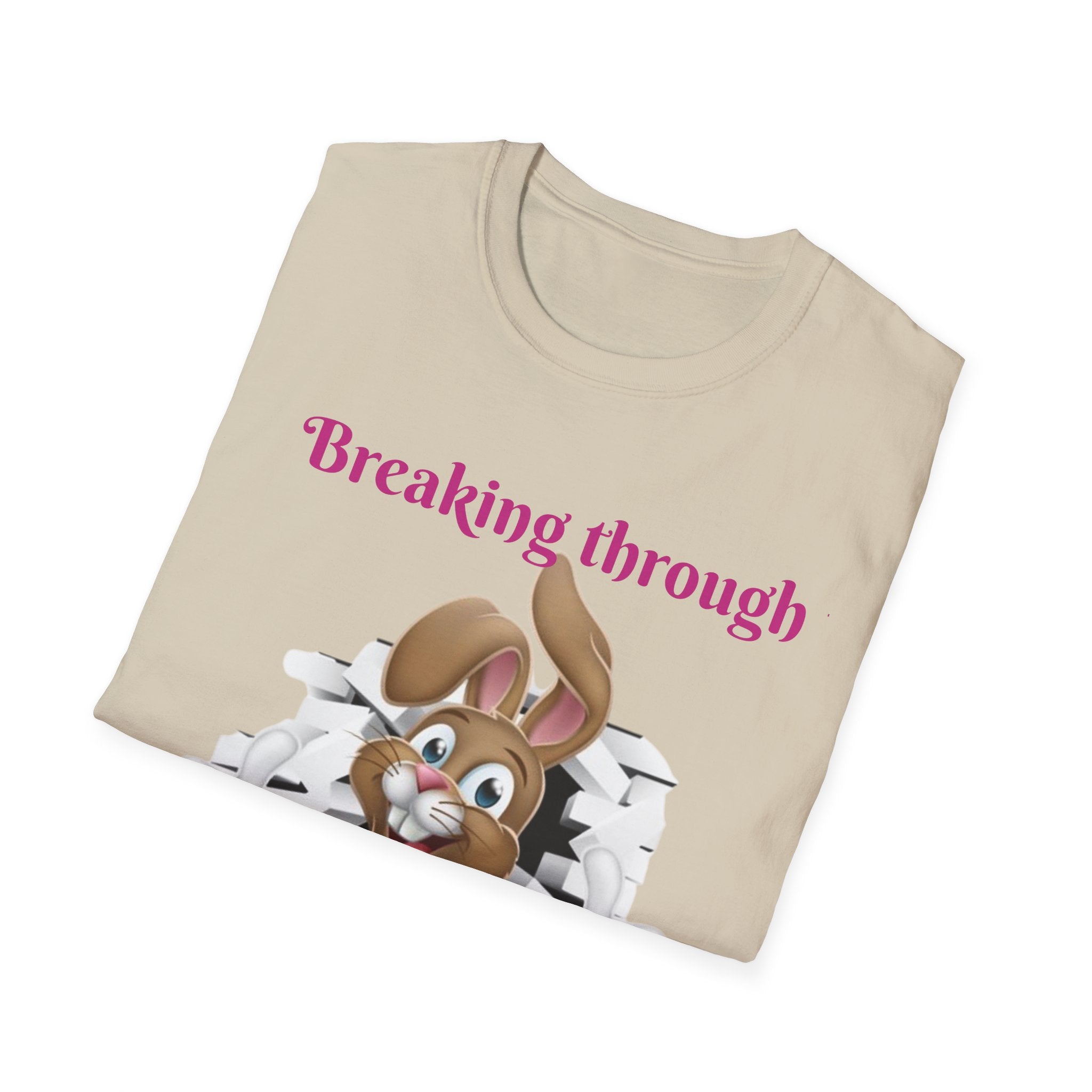 Breaking Through To Bring You Smiles Unisex Softstyle T-Shirt