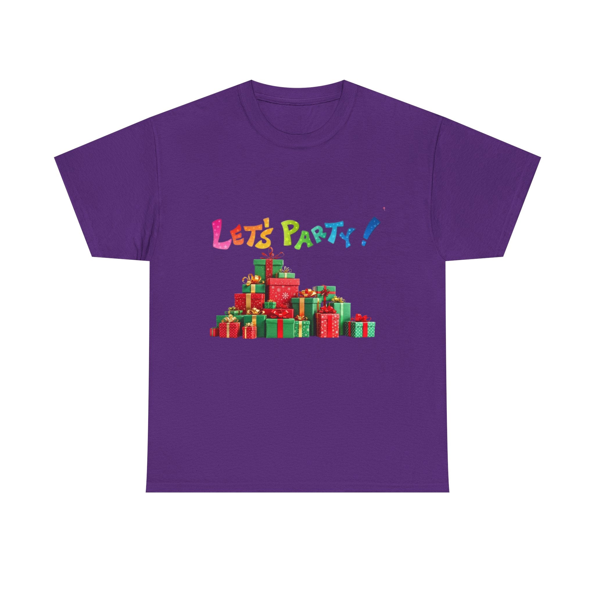 Let's Party! Christmas Presents Unisex Heavy Cotton T-Shirt