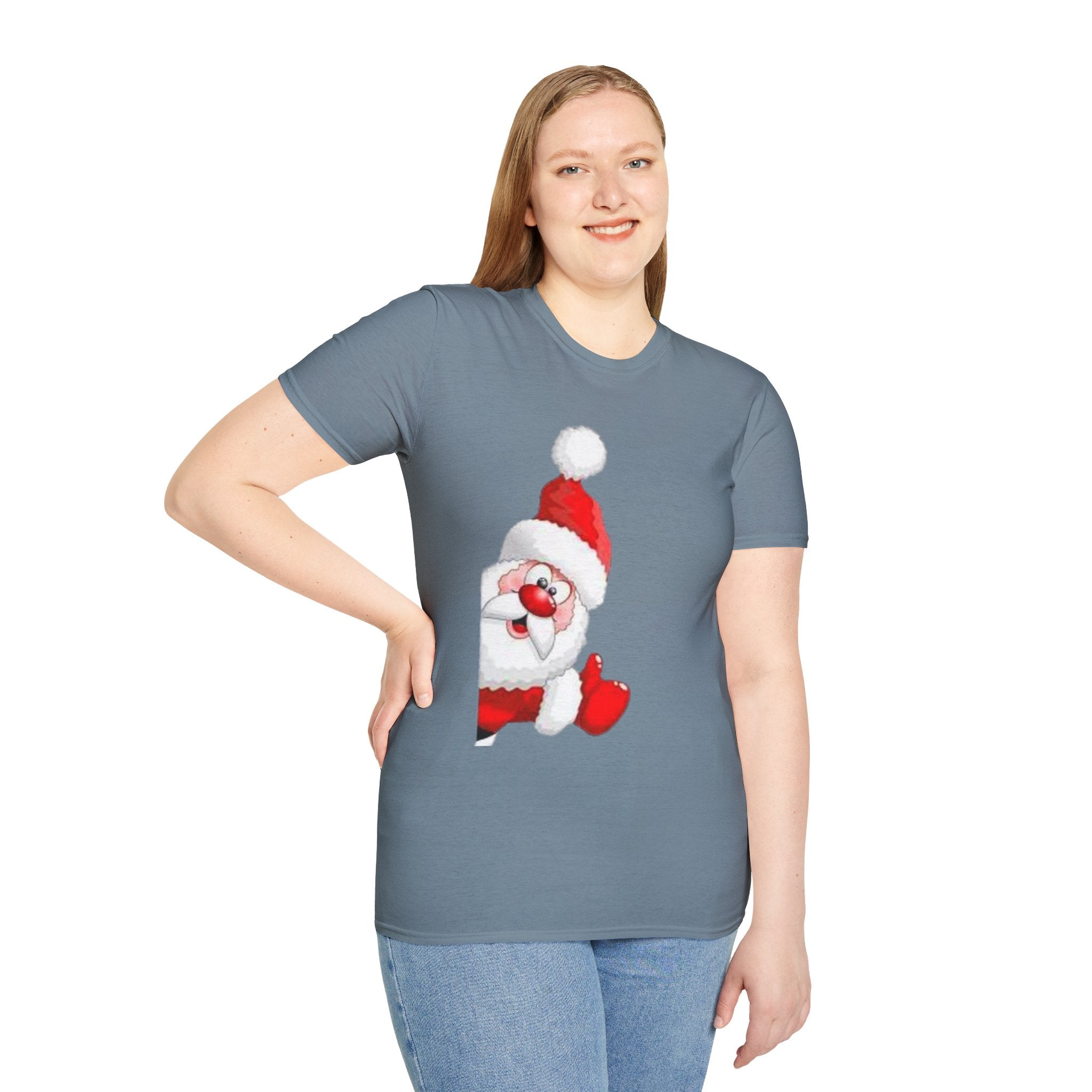 Festive Santa Unisex Softstyle T-Shirt