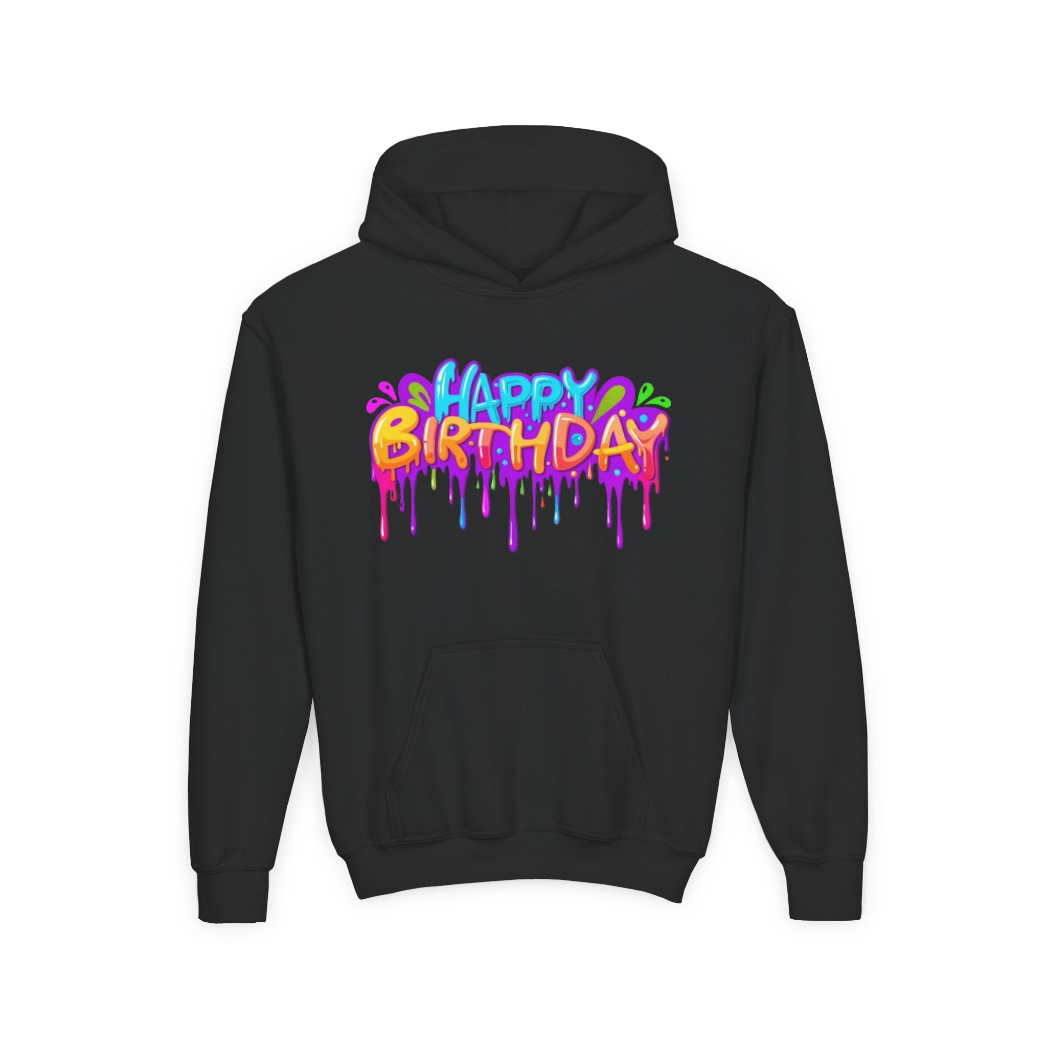Happy Birthday Youth Heavy Blend Hoodie Personalize It!