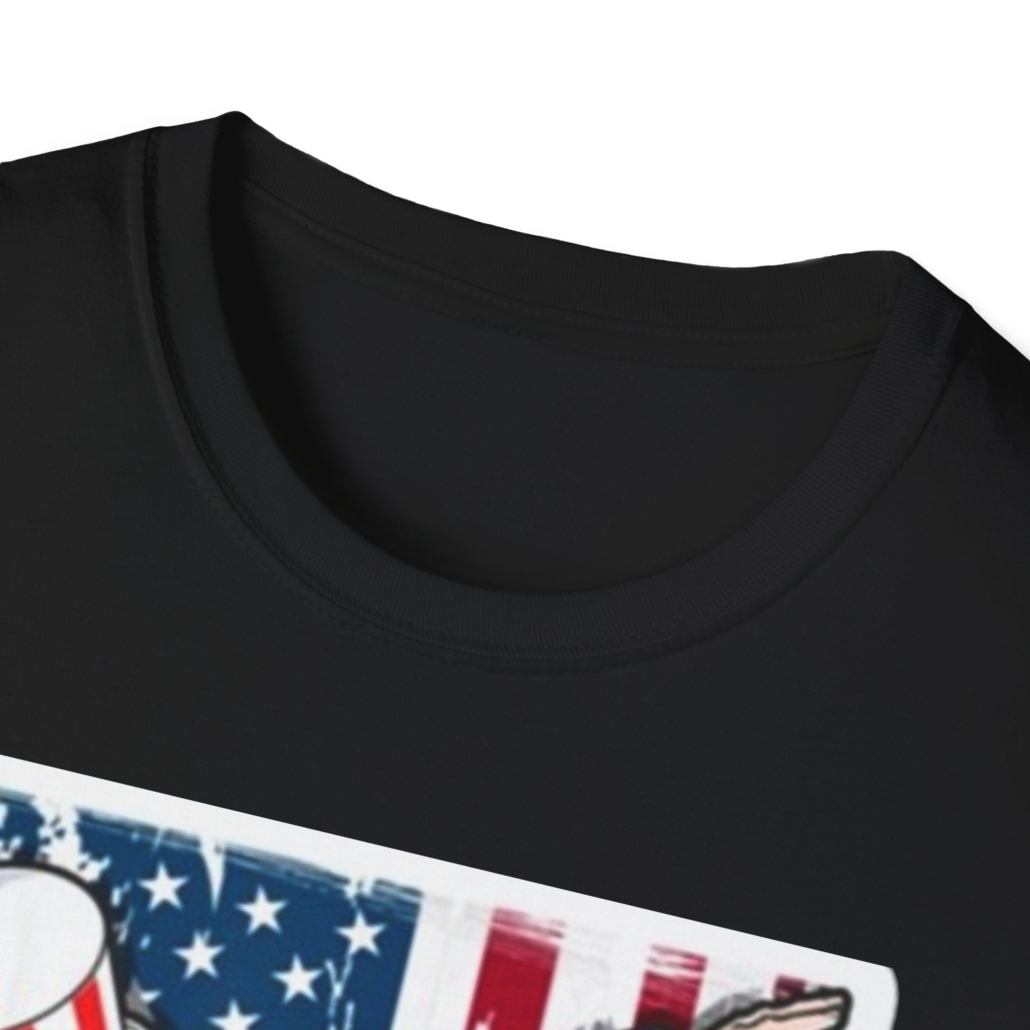 Patriotic Uncle Sam Dabbing Unisex Softstyle T-Shirt