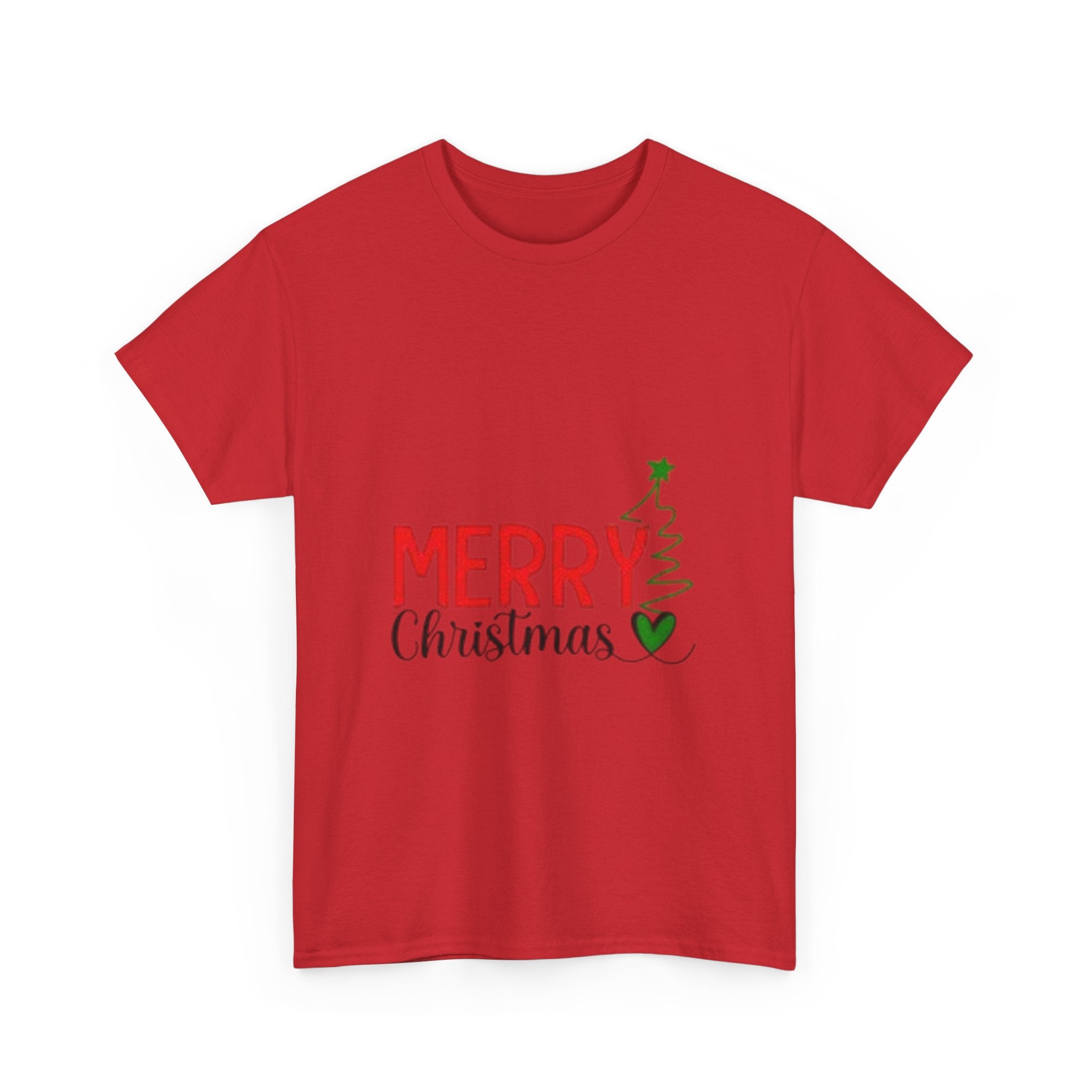 Merry Christmas Unisex Heavy Cotton T-Shirt