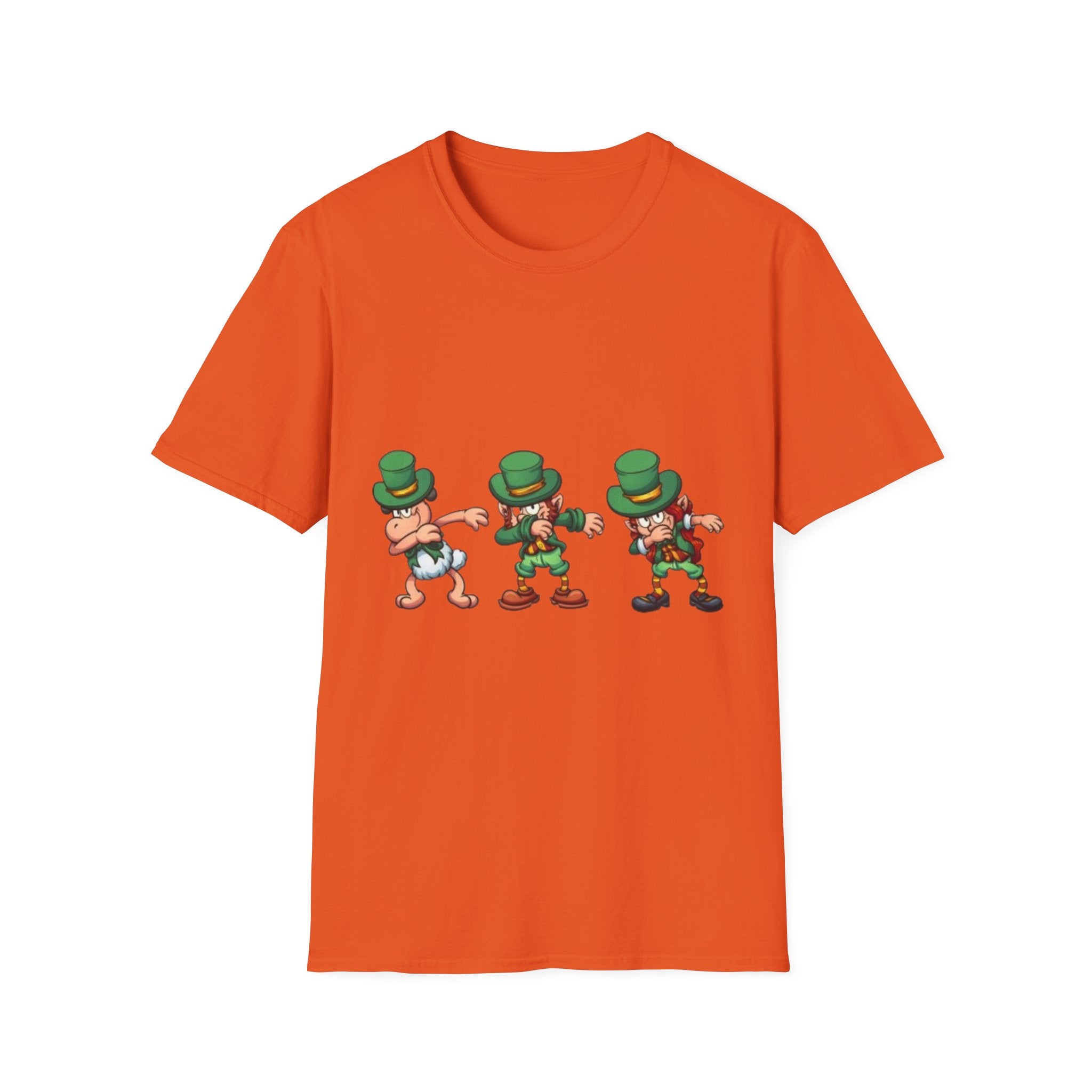 Dabbing Leprechaun Unisex Softstyle T-Shirt