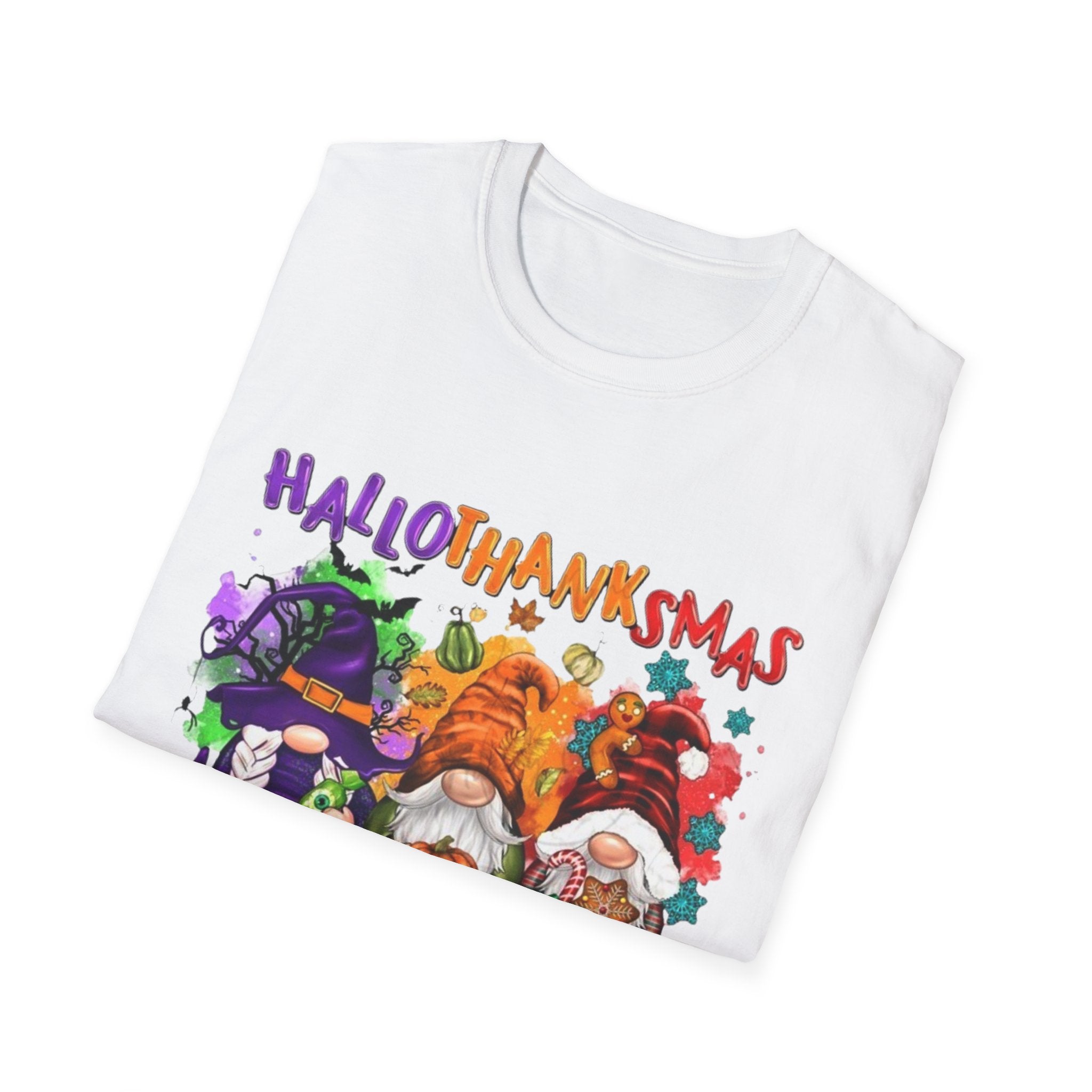 Happy Hallothanksmas Unisex Softstyle T-Shirt