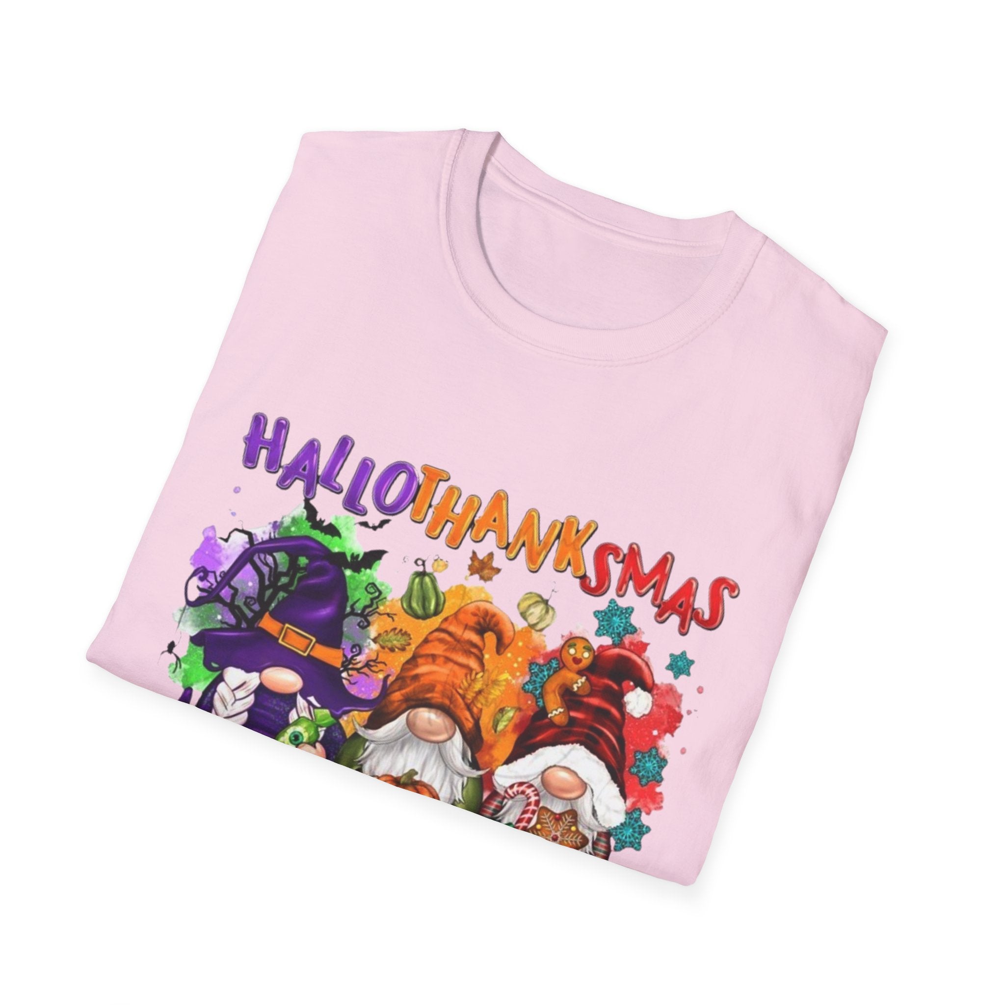 Happy Hallothanksmas Unisex Softstyle T-Shirt