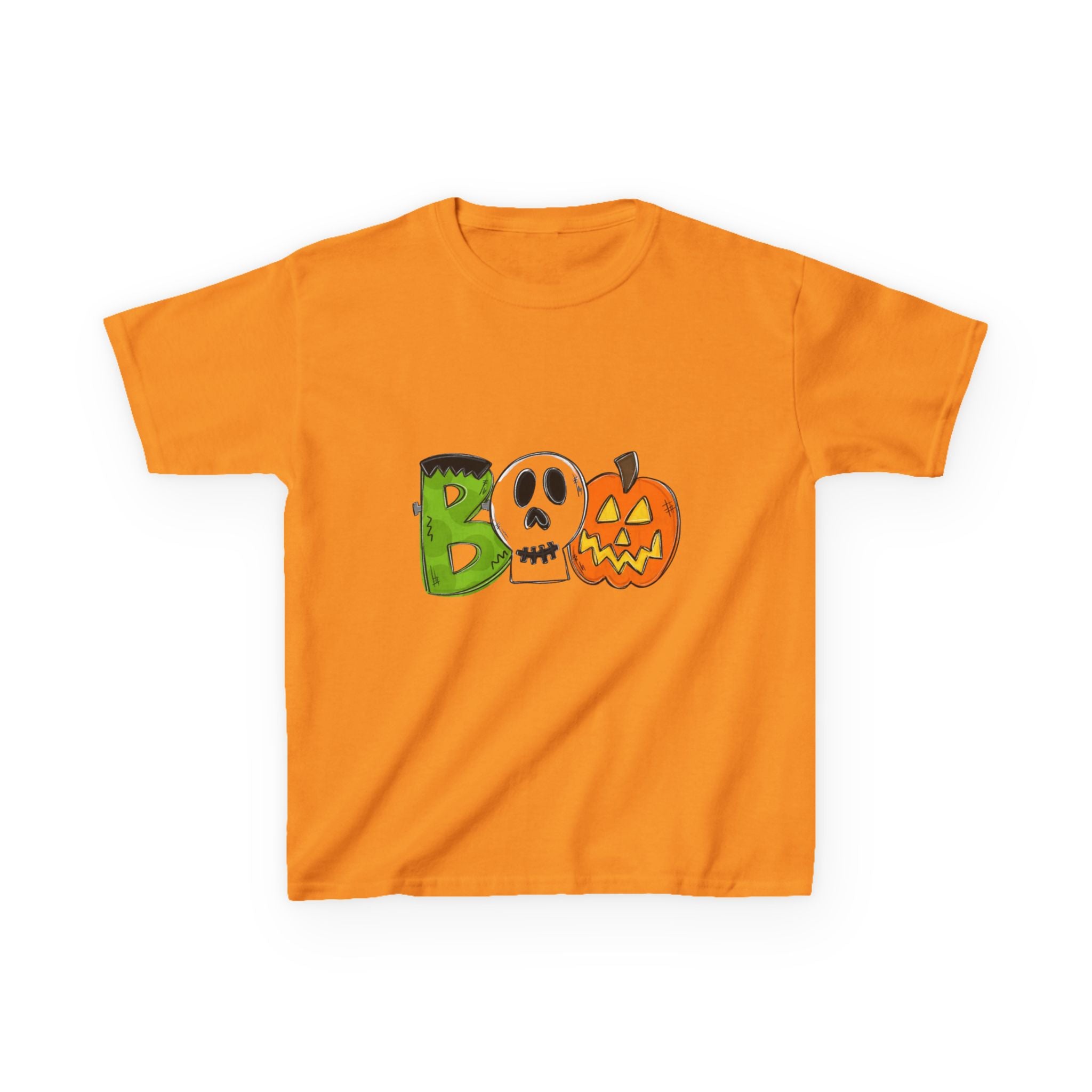 Halloween BOO Kids Short Sleeve T-Shirt