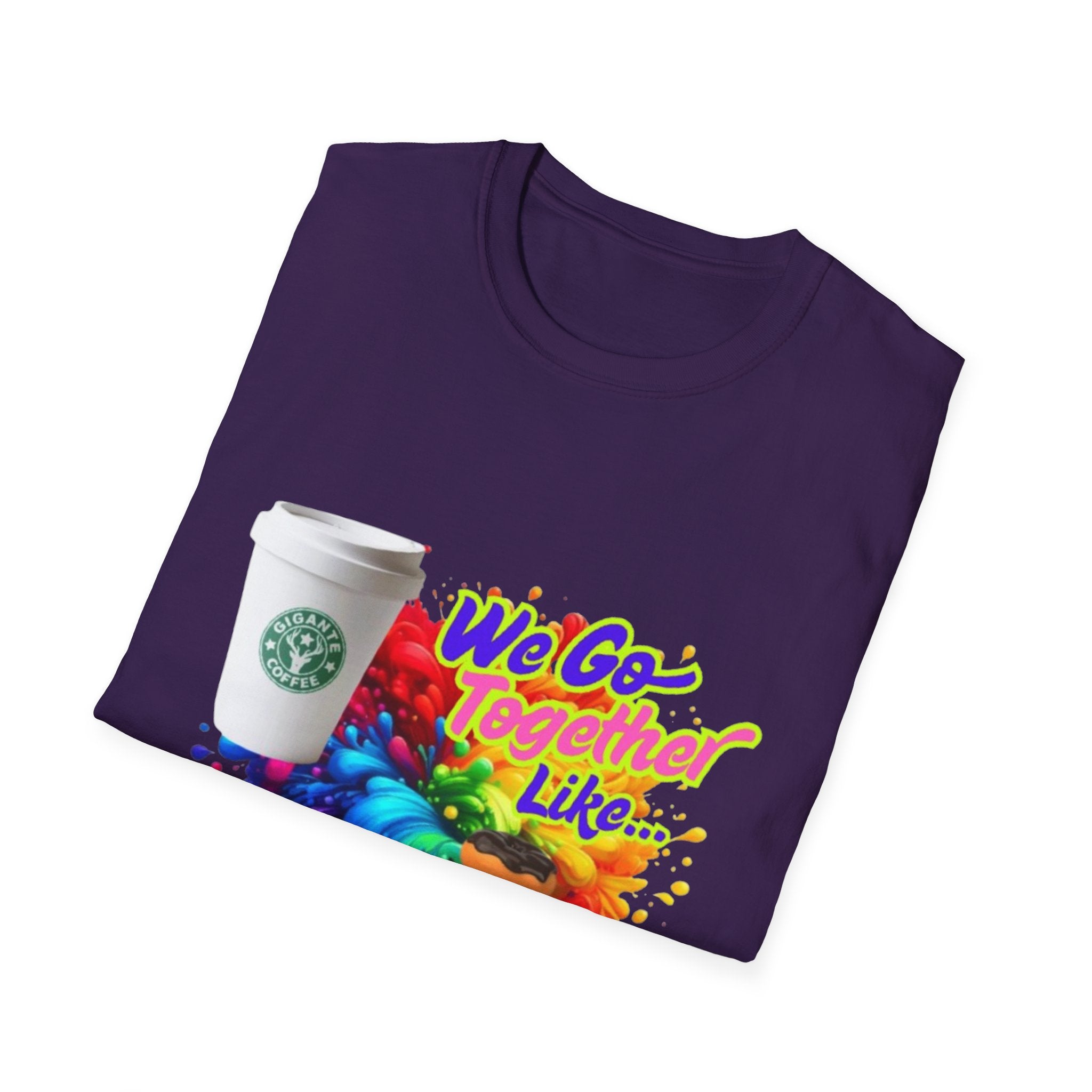 We Go Together Like Coffee & Donuts Unisex Softstyle T-Shirt
