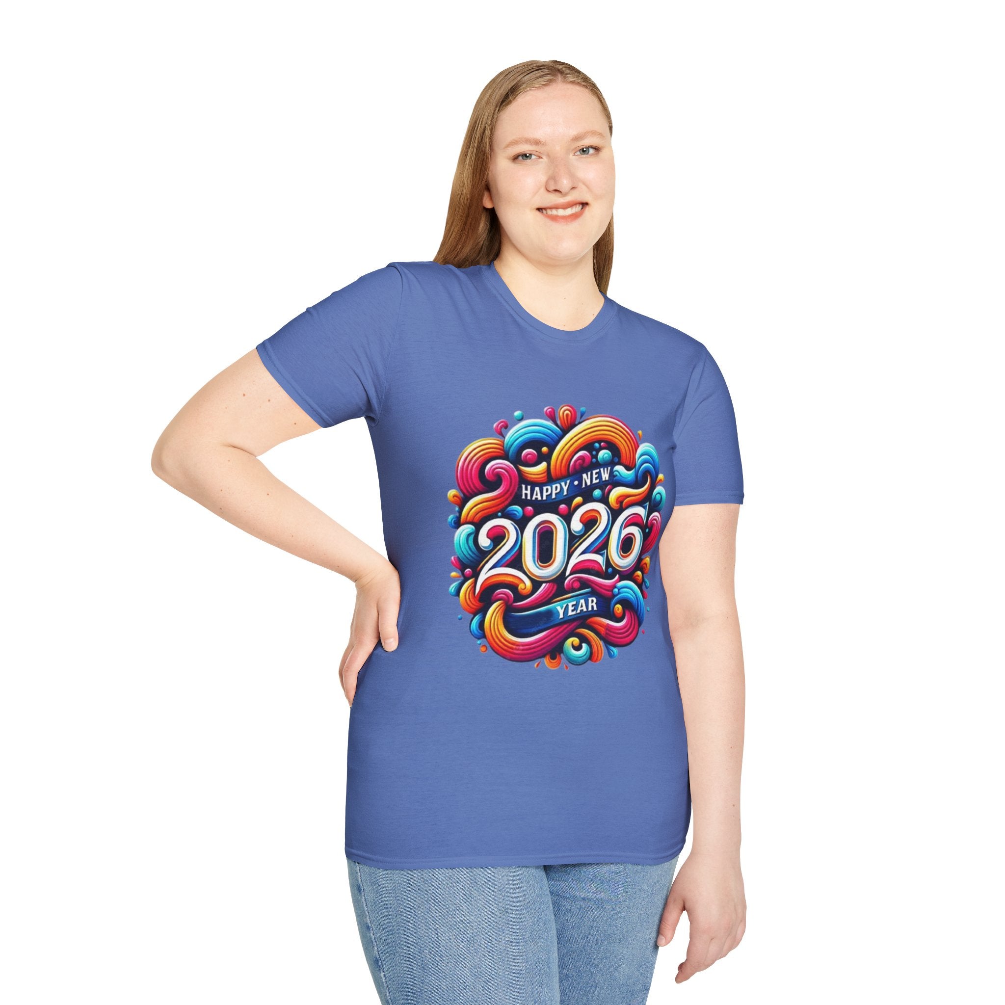 2026 Happy New Year Unisex Softstyle T-Shirt