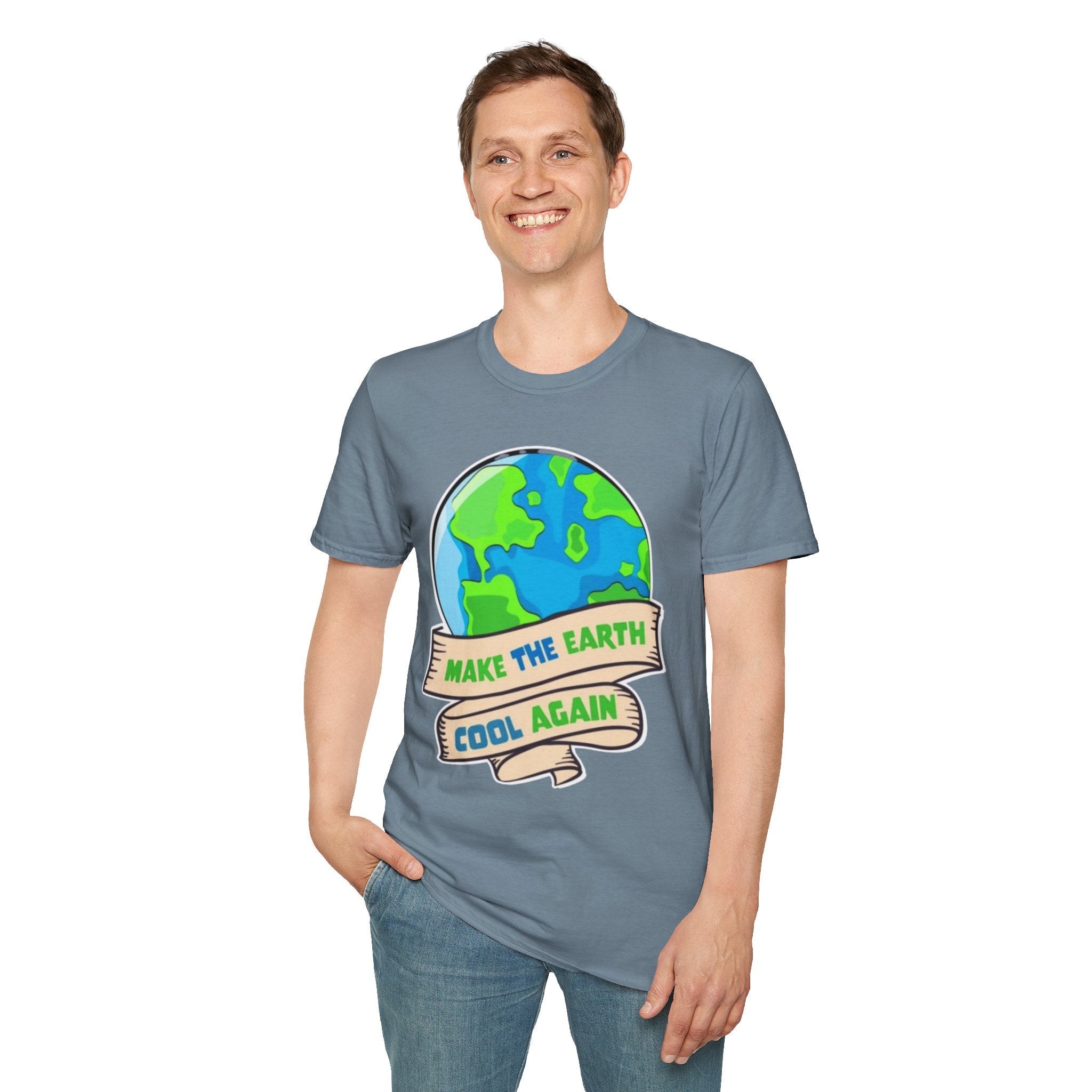 Make The Earth Cool Again Unisex Softstyle T-Shirt