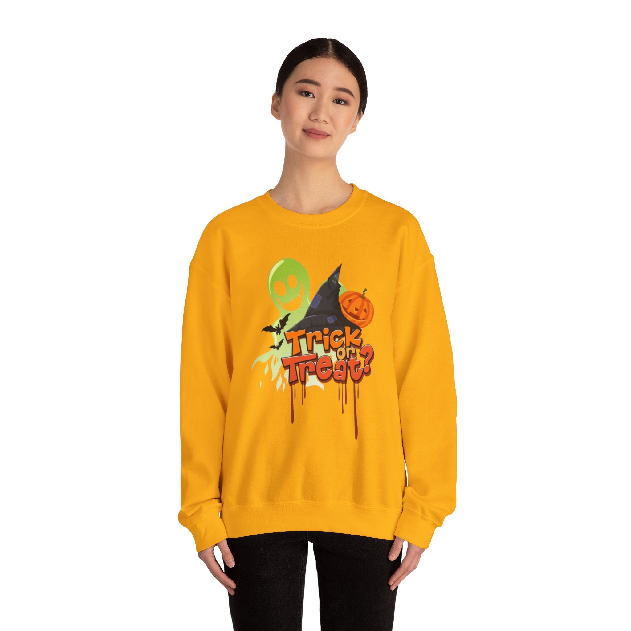 Halloween Trick or Treat Unisex Heavy Blend™ Crewneck Sweatshirt