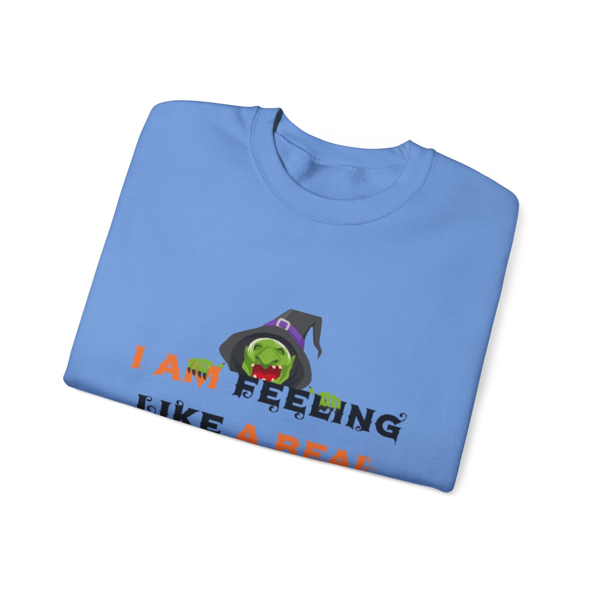 I Am Feeling Like A Real Witch Today Unisex Heavy Blend™ Crewneck Sweatshirt