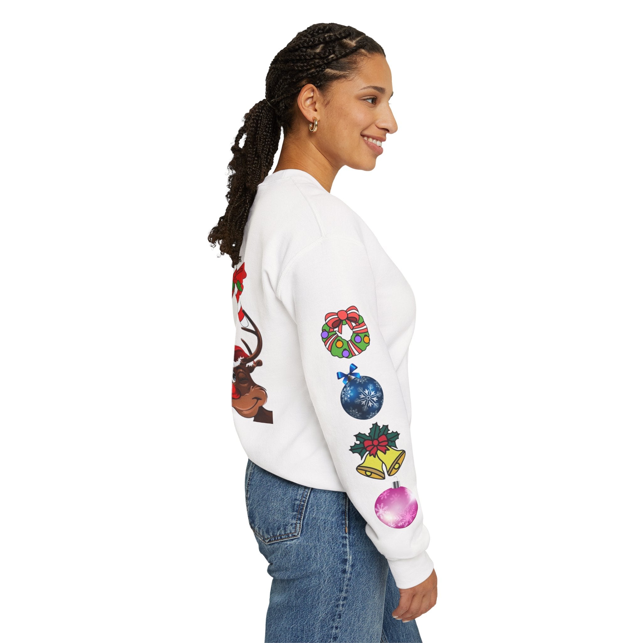 Festive Not-So-Ugly Christmas Unisex Heavy Blend™ Crewneck Sweatshirt