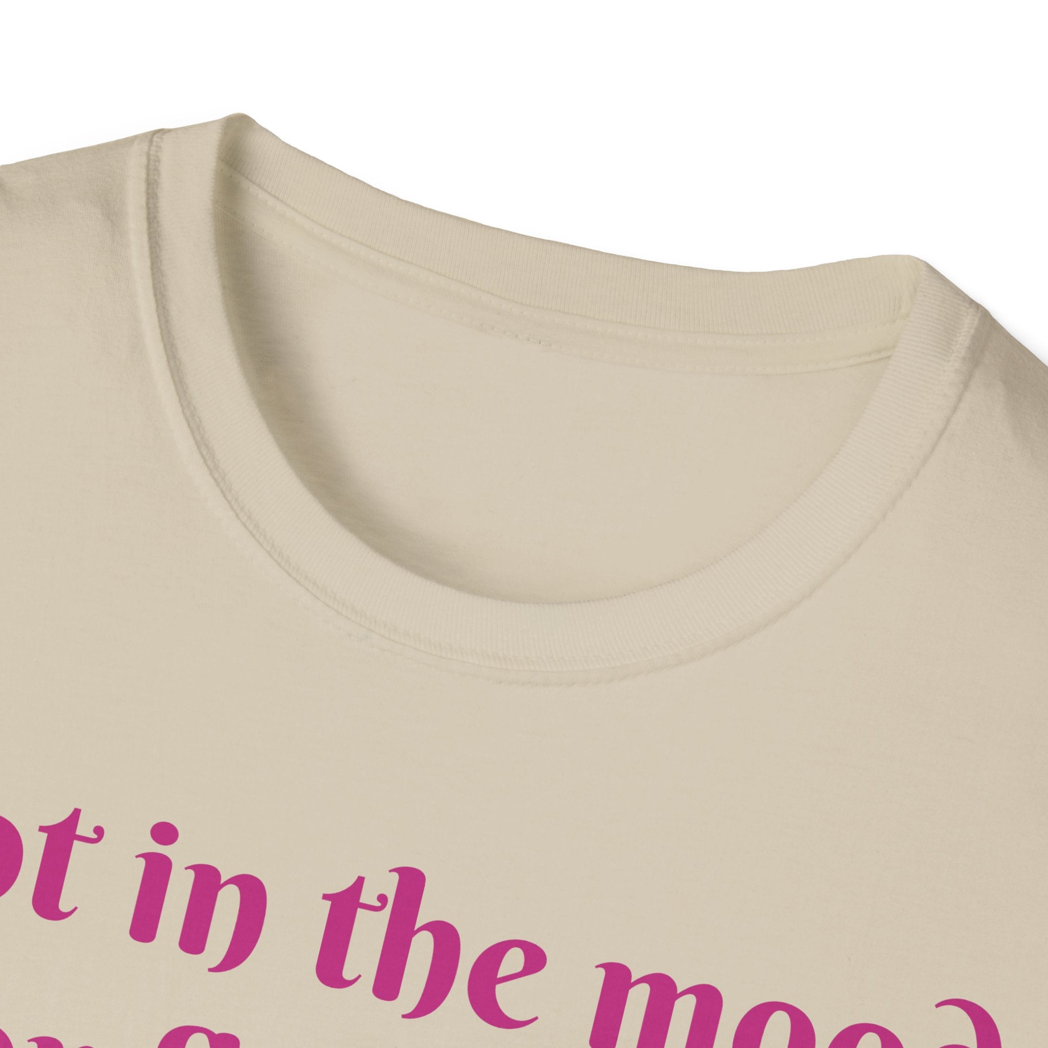 Not In The Mood For Fluffiness Let's Hop To It Bunny Unisex Softstyle T-Shirt