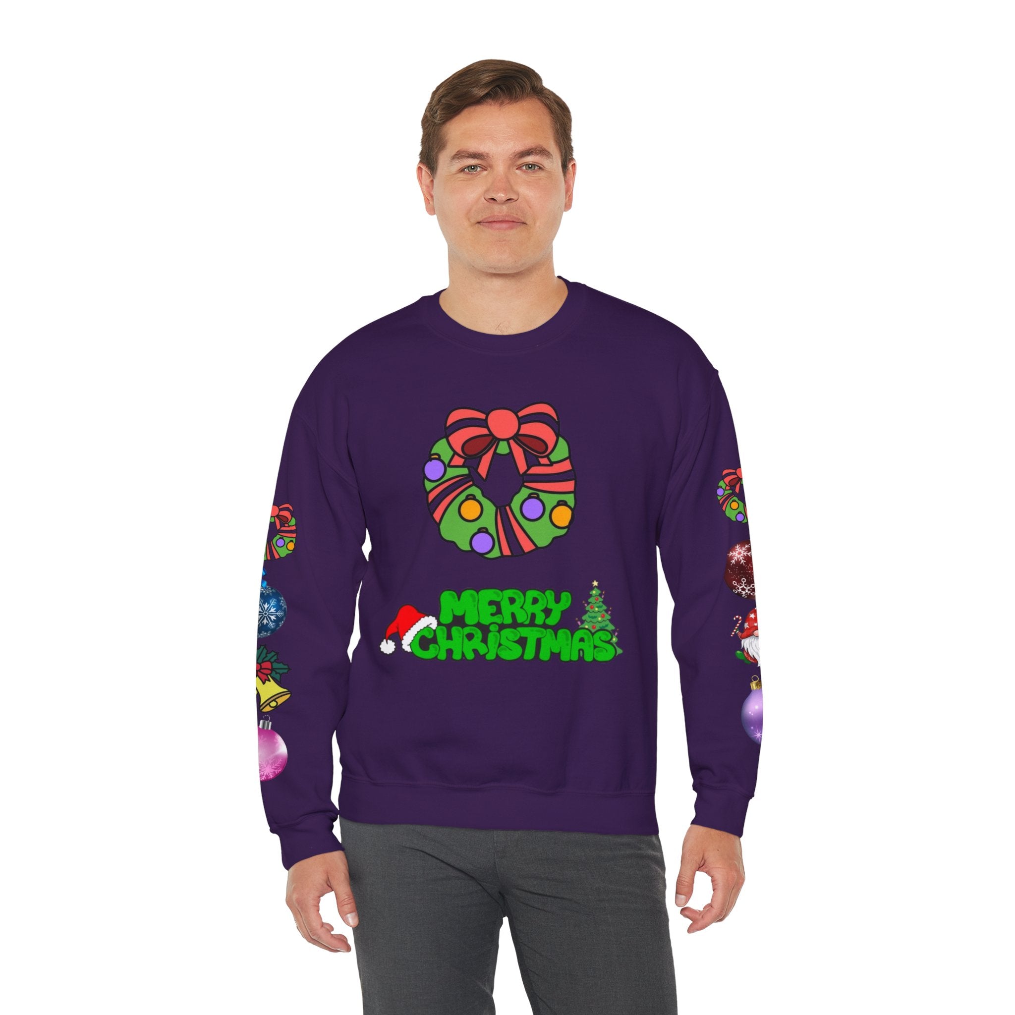 Festive Not-So-Ugly Christmas Unisex Heavy Blend™ Crewneck Sweatshirt