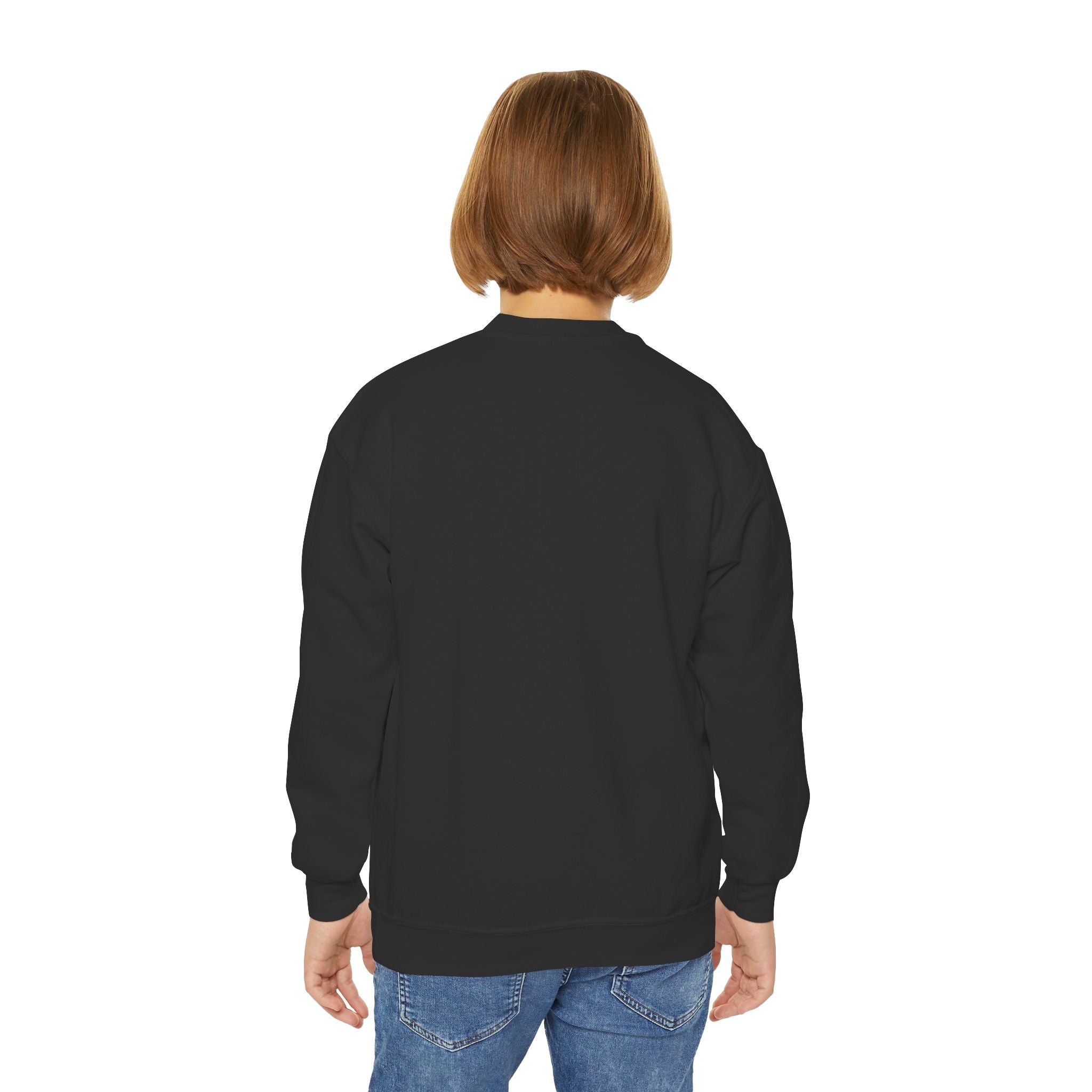 Halloween Candy Corn Youth Crewneck Sweatshirt