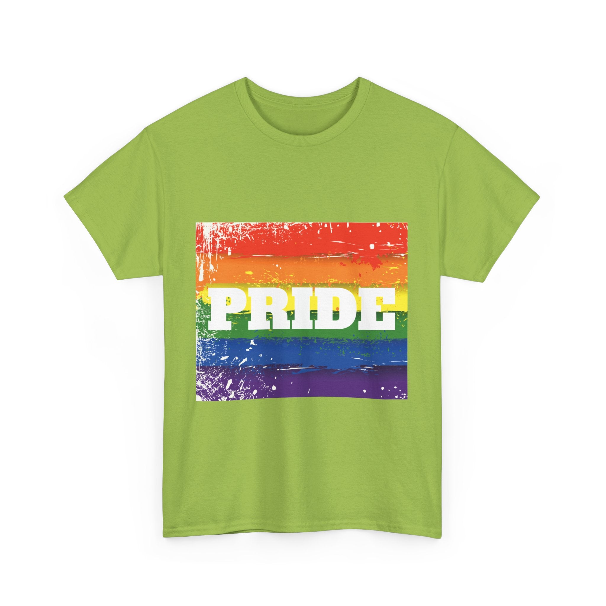 Pride Rainbow Unisex Heavy Cotton T-Shirt