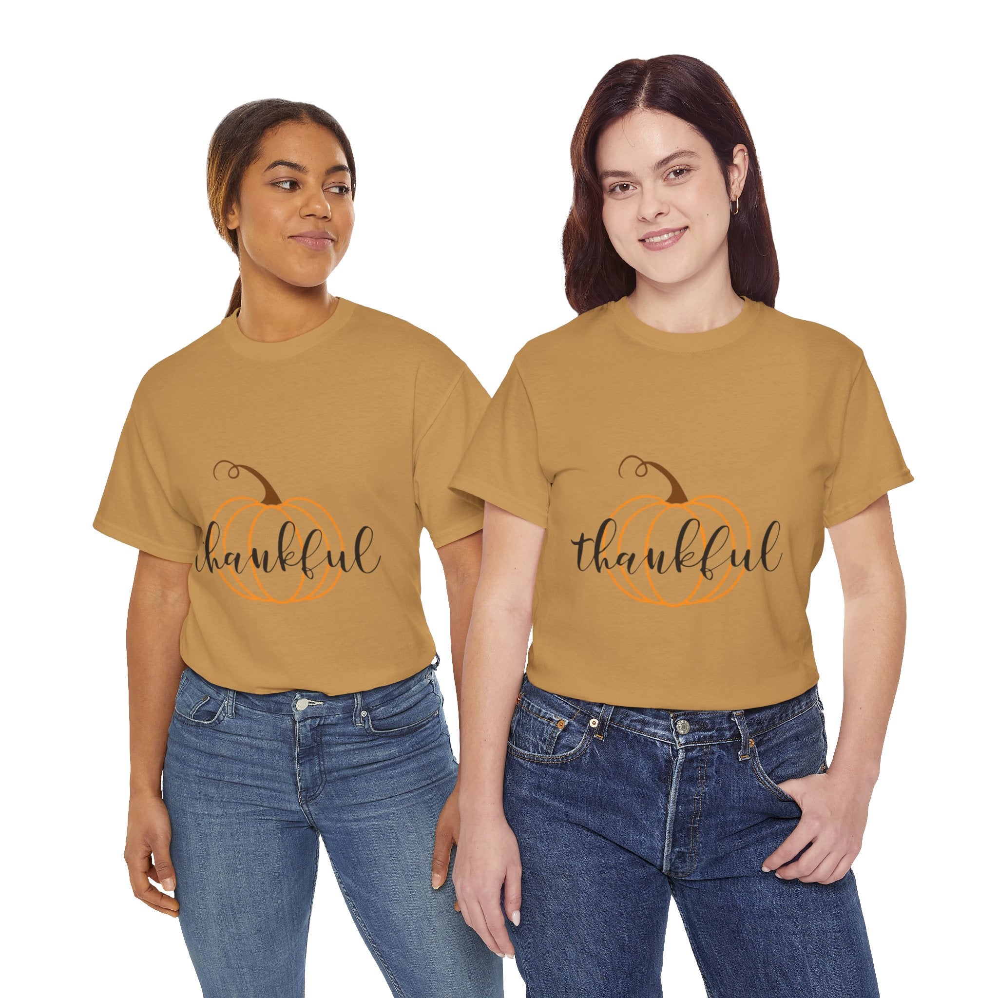 Thankful Pumpkin Unisex Heavy Cotton T-Shirt