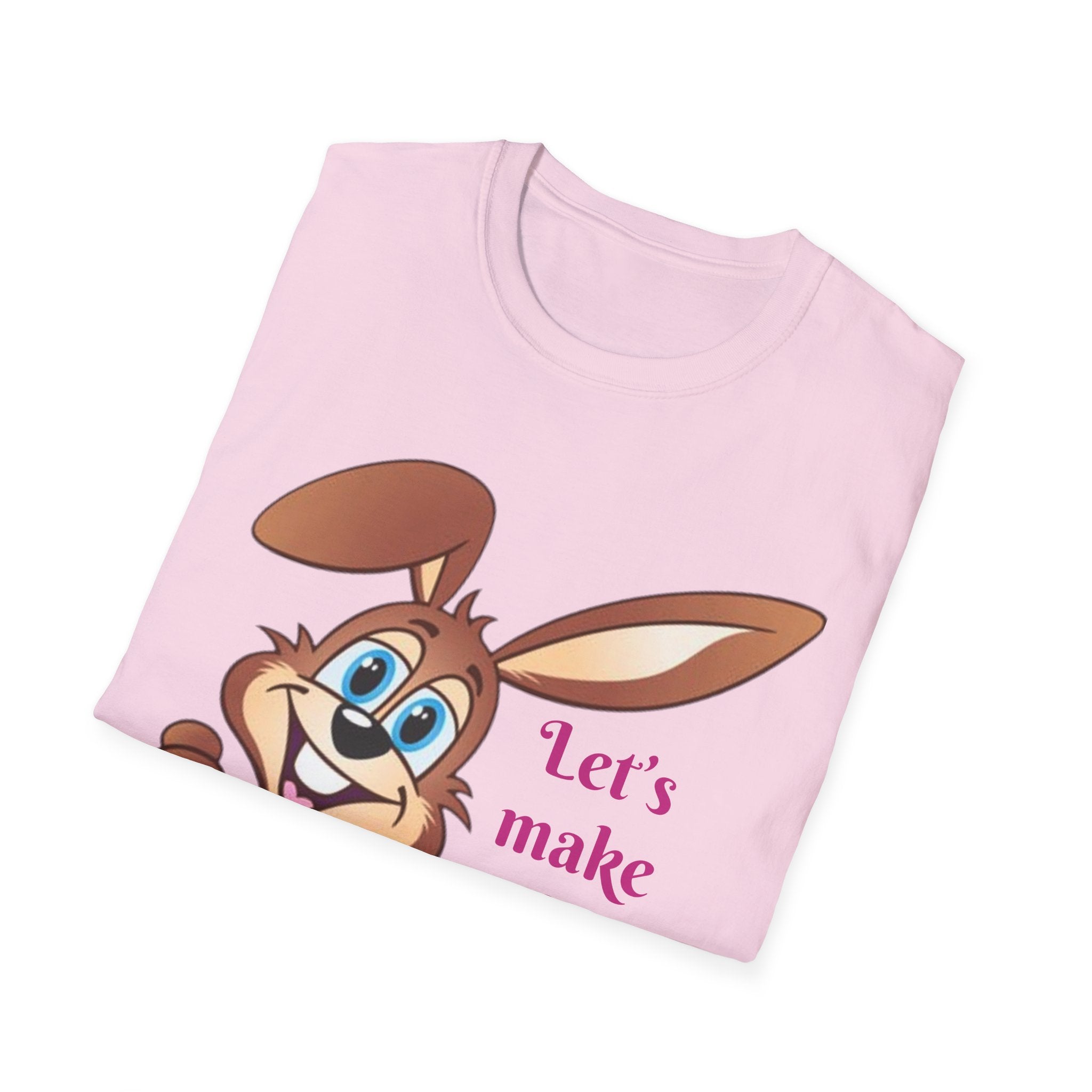 Let's make Today Amazing Together Bunny Unisex Softstyle T-Shirt