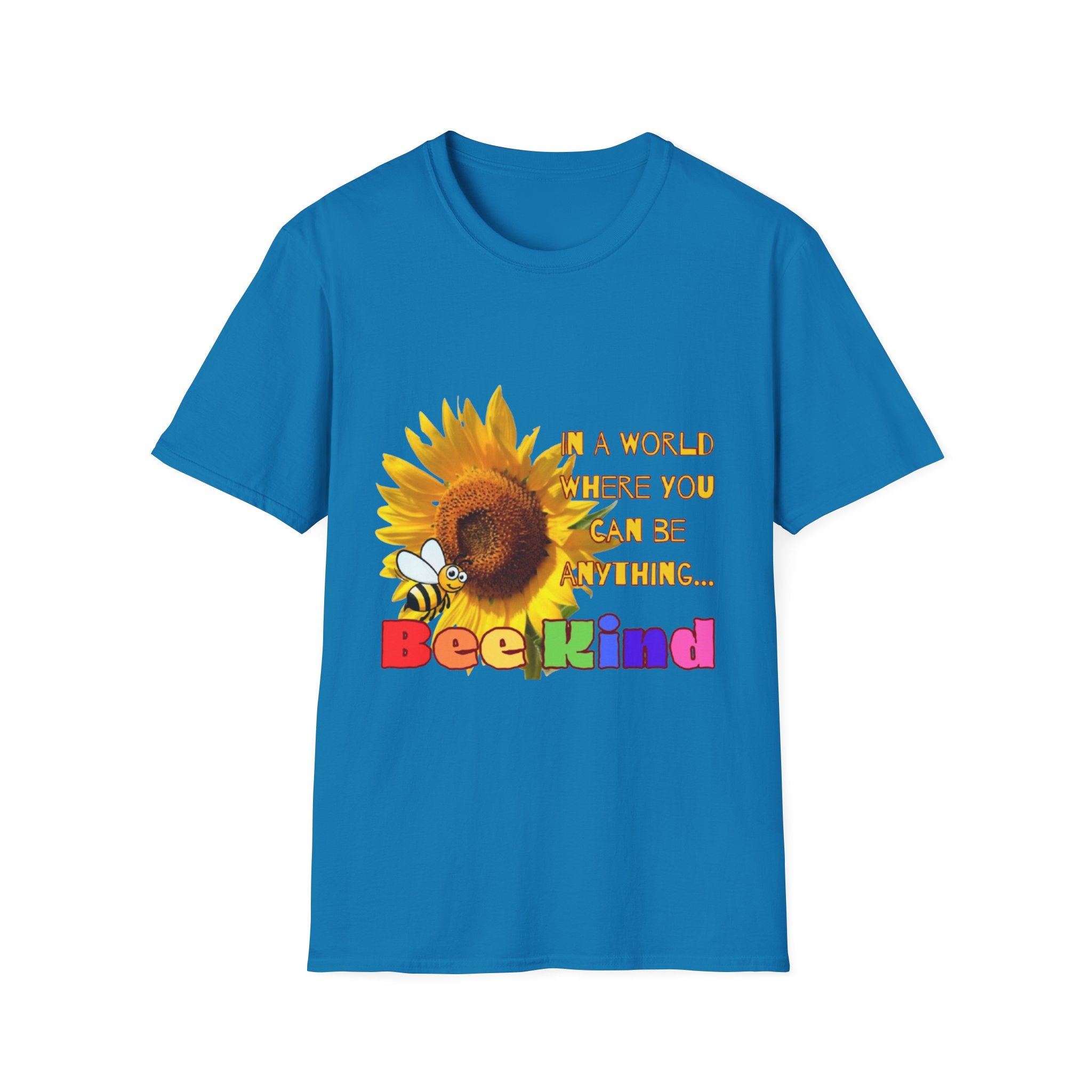 Bee Kind Sunflower Unisex Softstyle T-Shirt