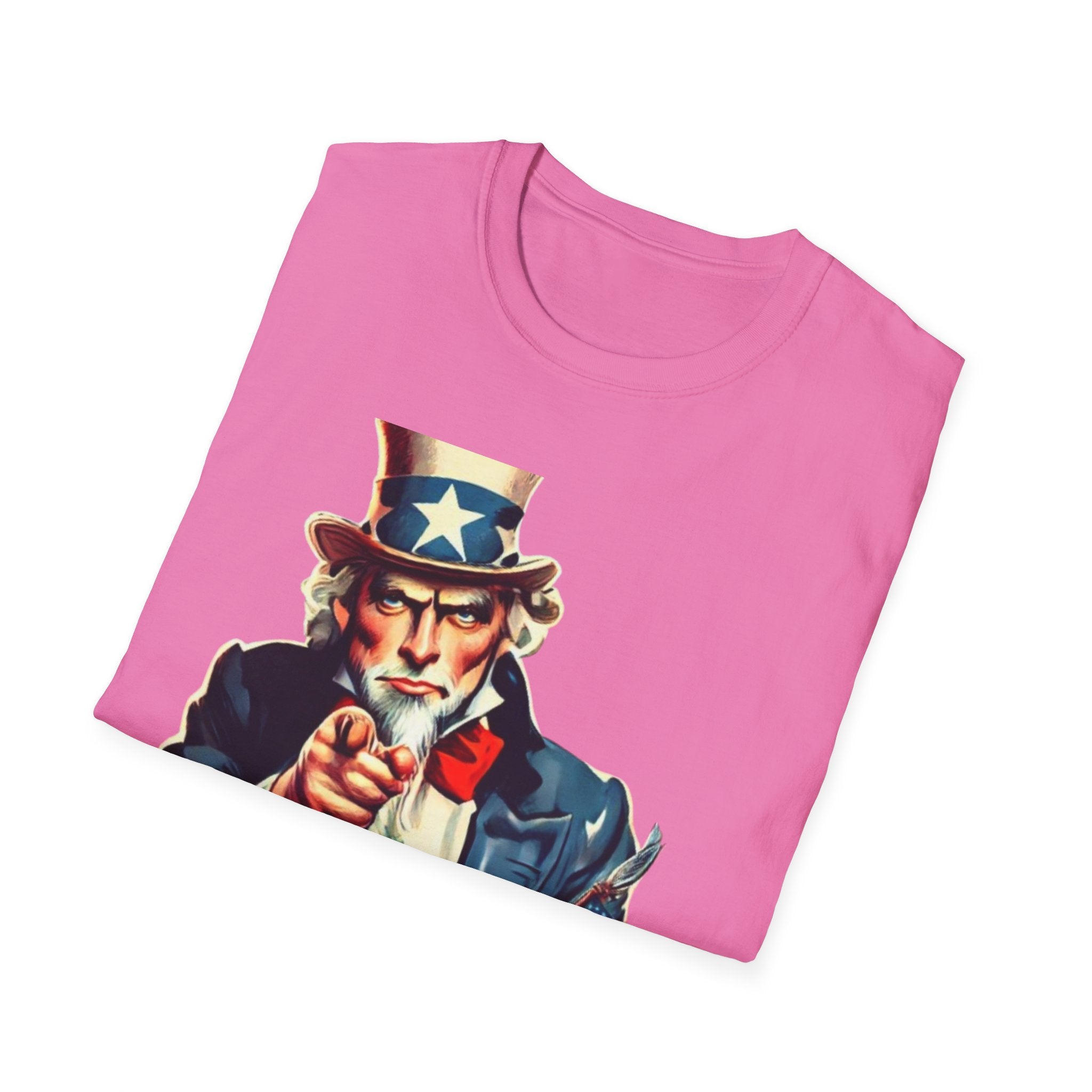 Patriotic Uncle Sam Unisex Softstyle T-Shirt