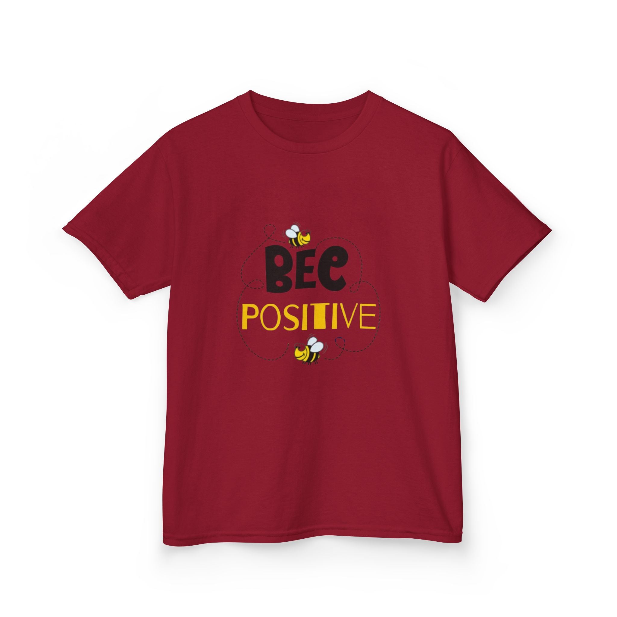 Bee Positive Kids Heavy Cotton T-Shirt